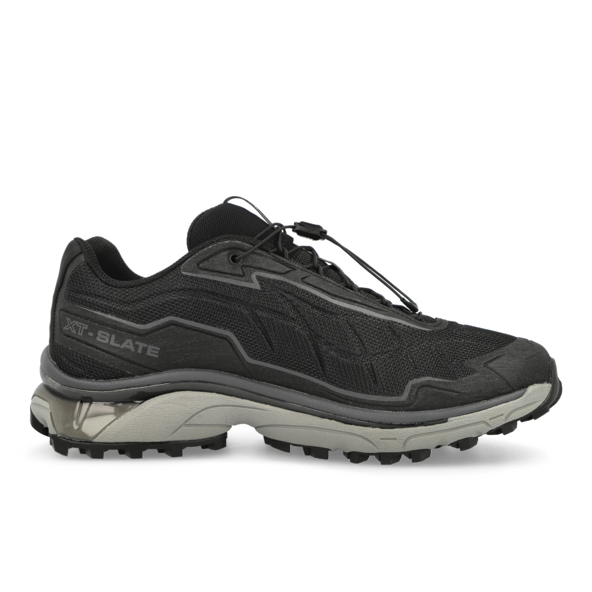 Salomon XT-Slate Advanced Black / Ebony / Frost Gray Low Top Sneakers Silhouette | Overkill