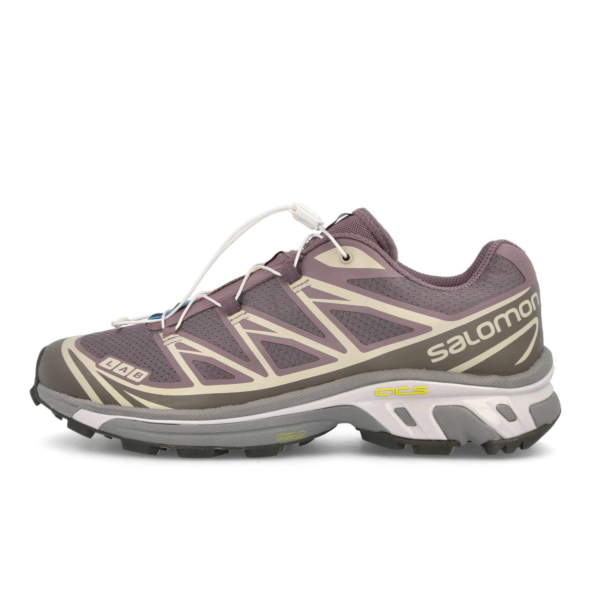 Salomon XT-6 Moonscape-Plum Kitten-Gull Sneakers 471363 | Overkill