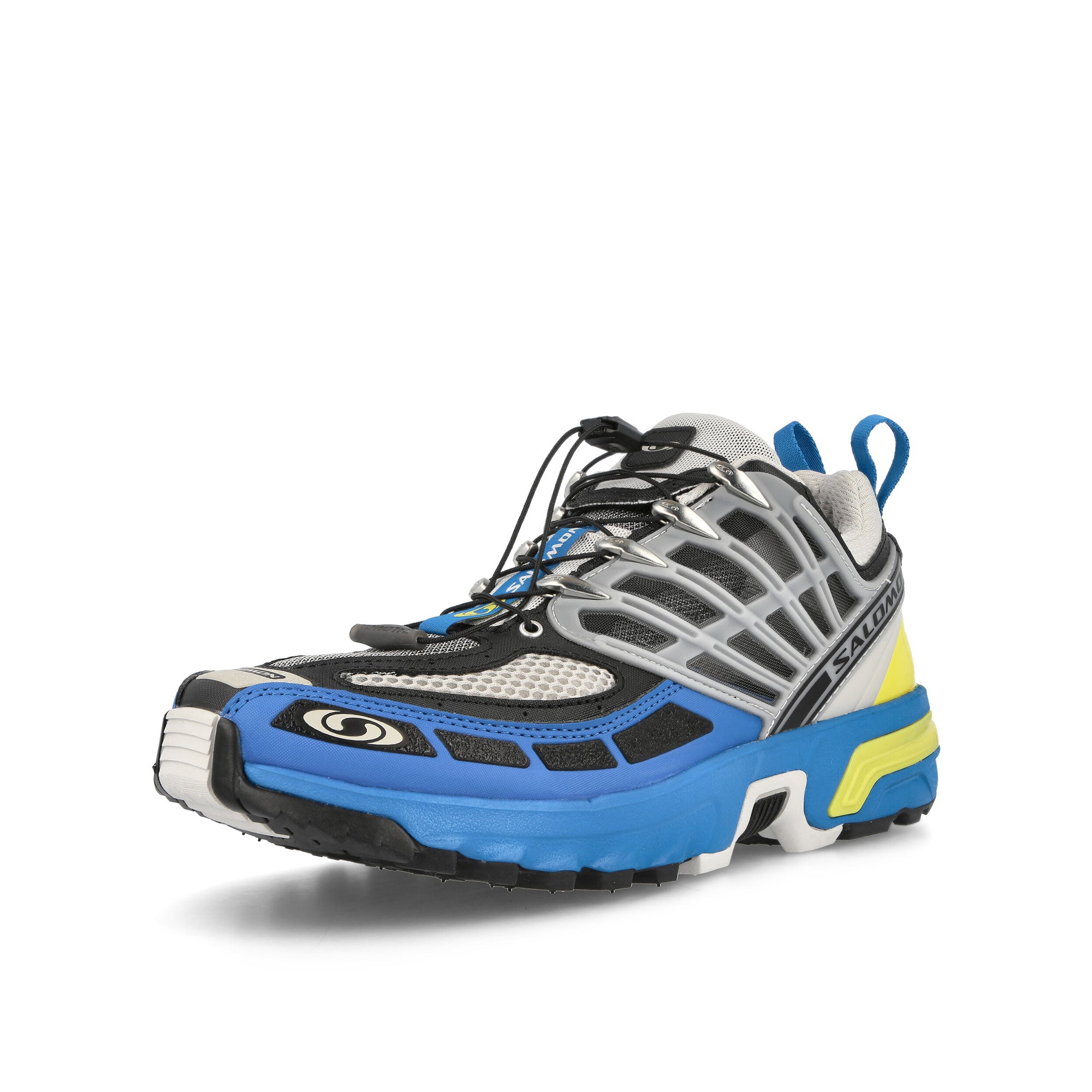 Salomon ACS Pro Lapis Blue-Black-Buttercup Low Top Sneakers Close Up | Overkill