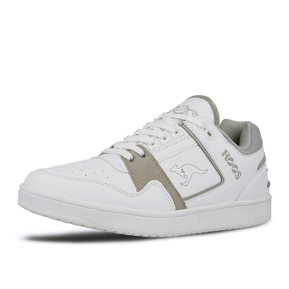 KangaROOS hot shot White-Vapor Grey Sneakers Close Up | Overkill
