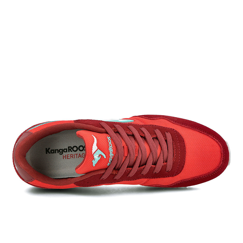 KangaROOS invader 40 Red Sneakers Detailfoto | Overkill