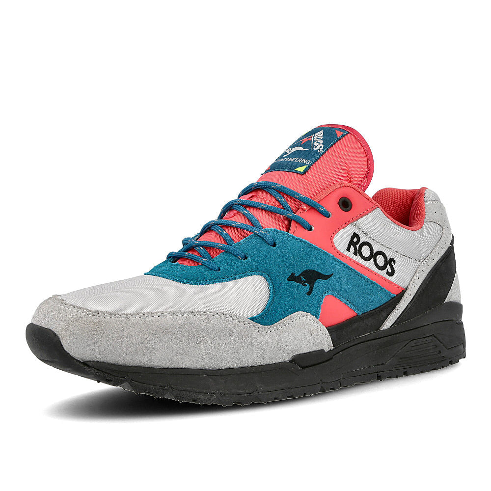 KangaROOS runaway roos 002 mtn Vapor Grey-Neon Pink Sneakers Close Up | Overkill