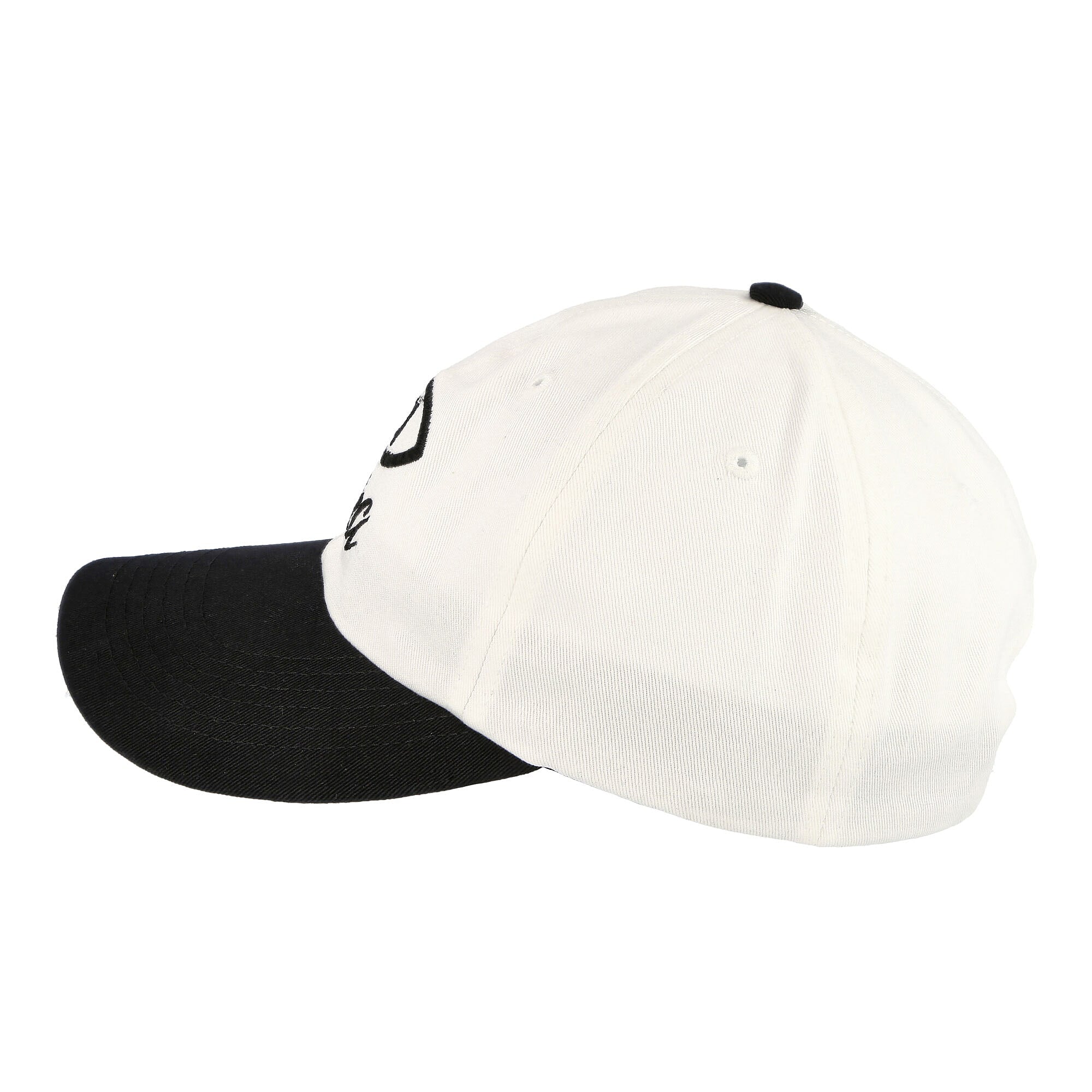 Parra Weird Eye Logo 6 Panel Hat White Caps Material | Overkill