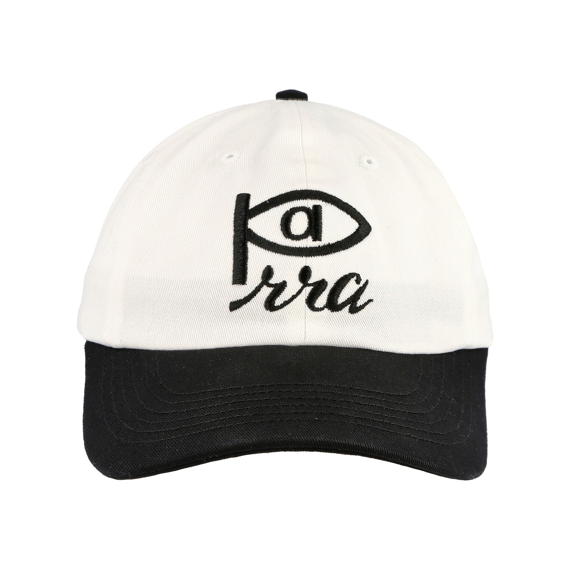 Parra Weird Eye Logo 6 Panel Hat White Caps Detailfoto | Overkill