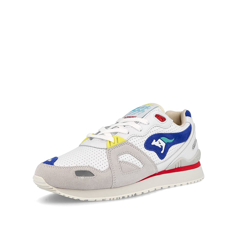 KangaROOS future runner White-Navy Sneakers Close Up | Overkill