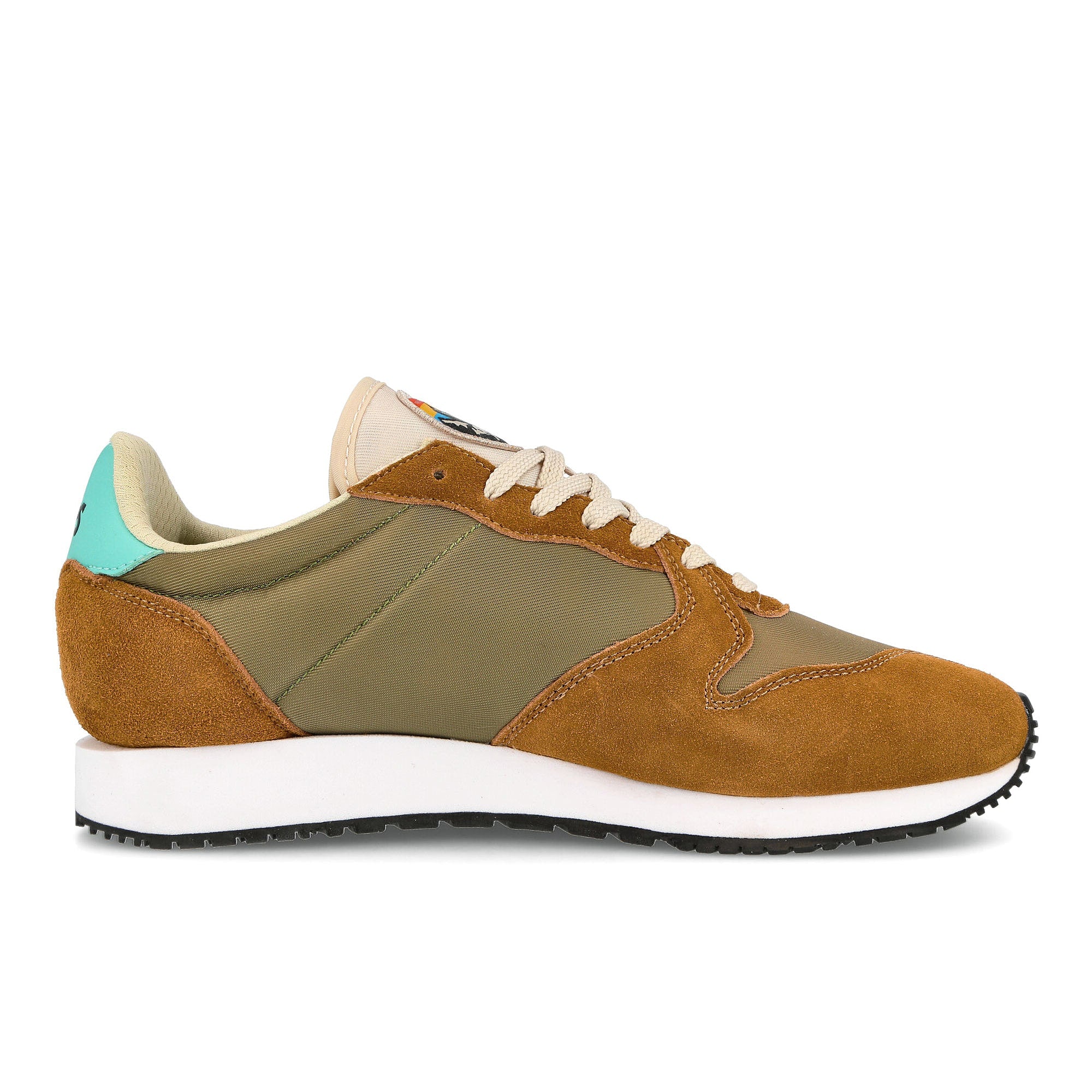 KangaROOS rally trail Saddle Brown-Green Sneakers Silhouette | Overkill