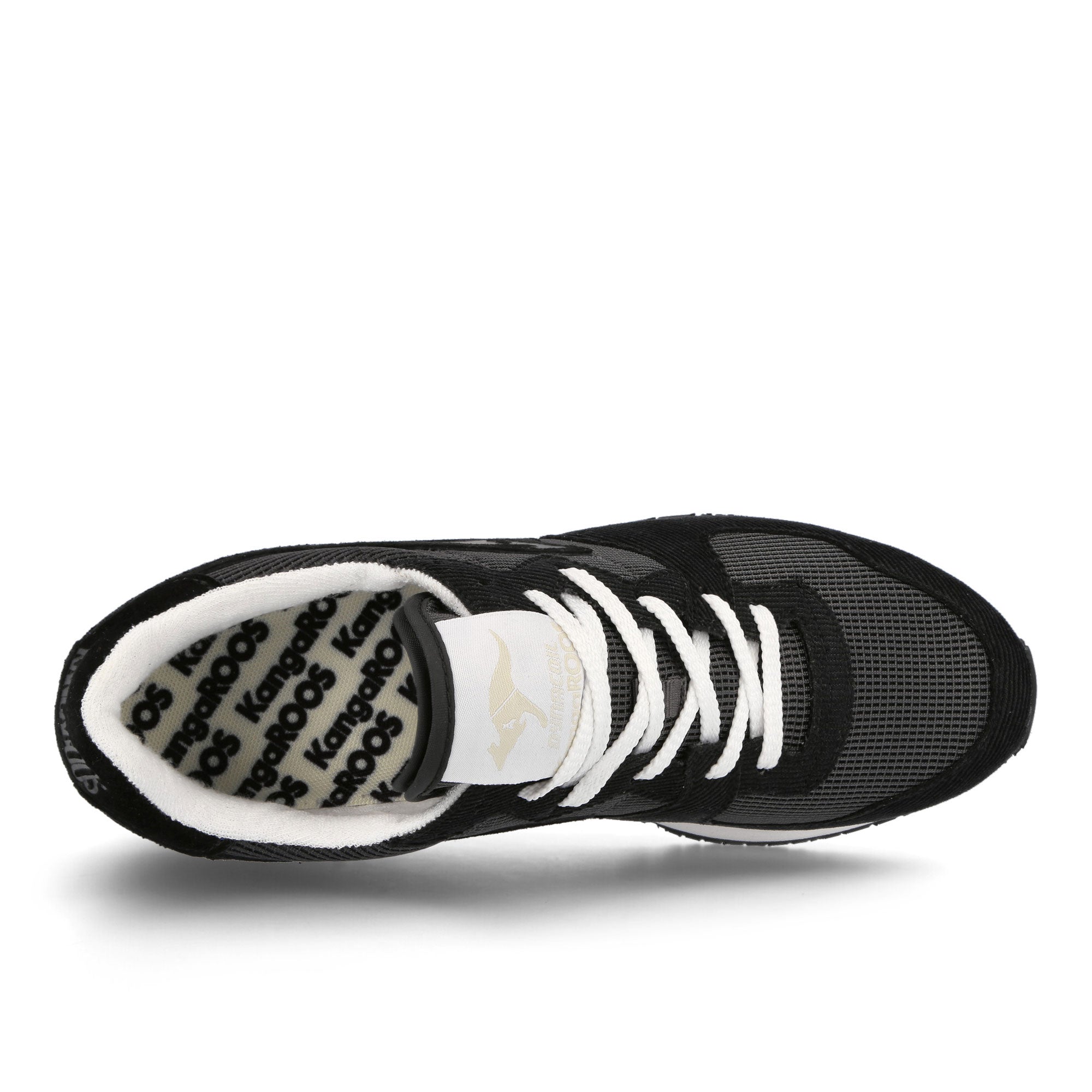 KangaROOS aussie micro cord Jet Black-Steel Grey Sneakers Detailfoto | Overkill