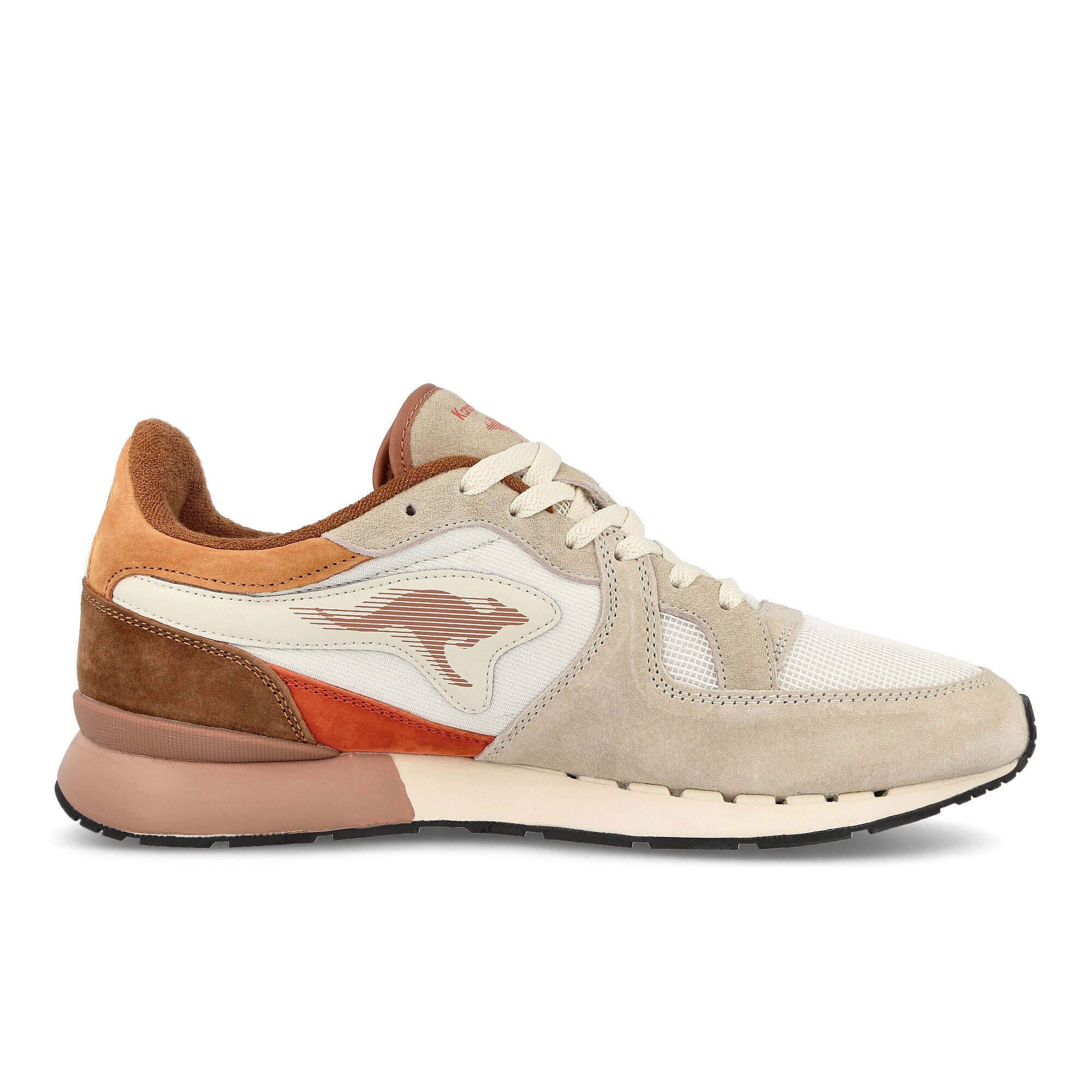KangaROOS Coil R1 OG Pop Cream White-Peach Blush Low Top Sneakers Silhouette | Overkill