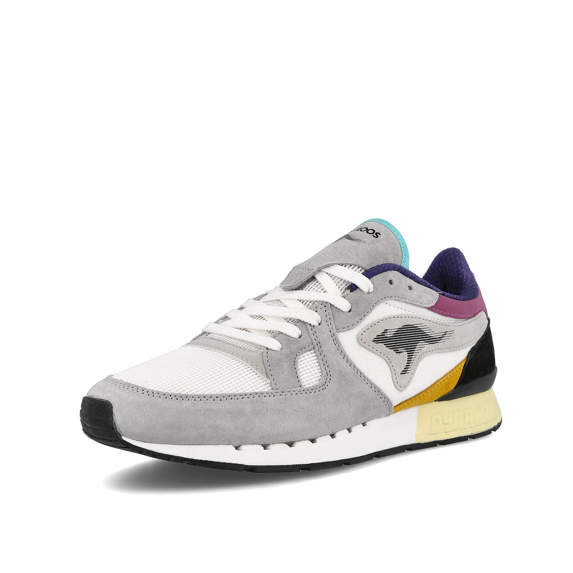 KangaROOS coil-r1 og pop Ultimate Grey-Berry Sneakers Close Up | Overkill