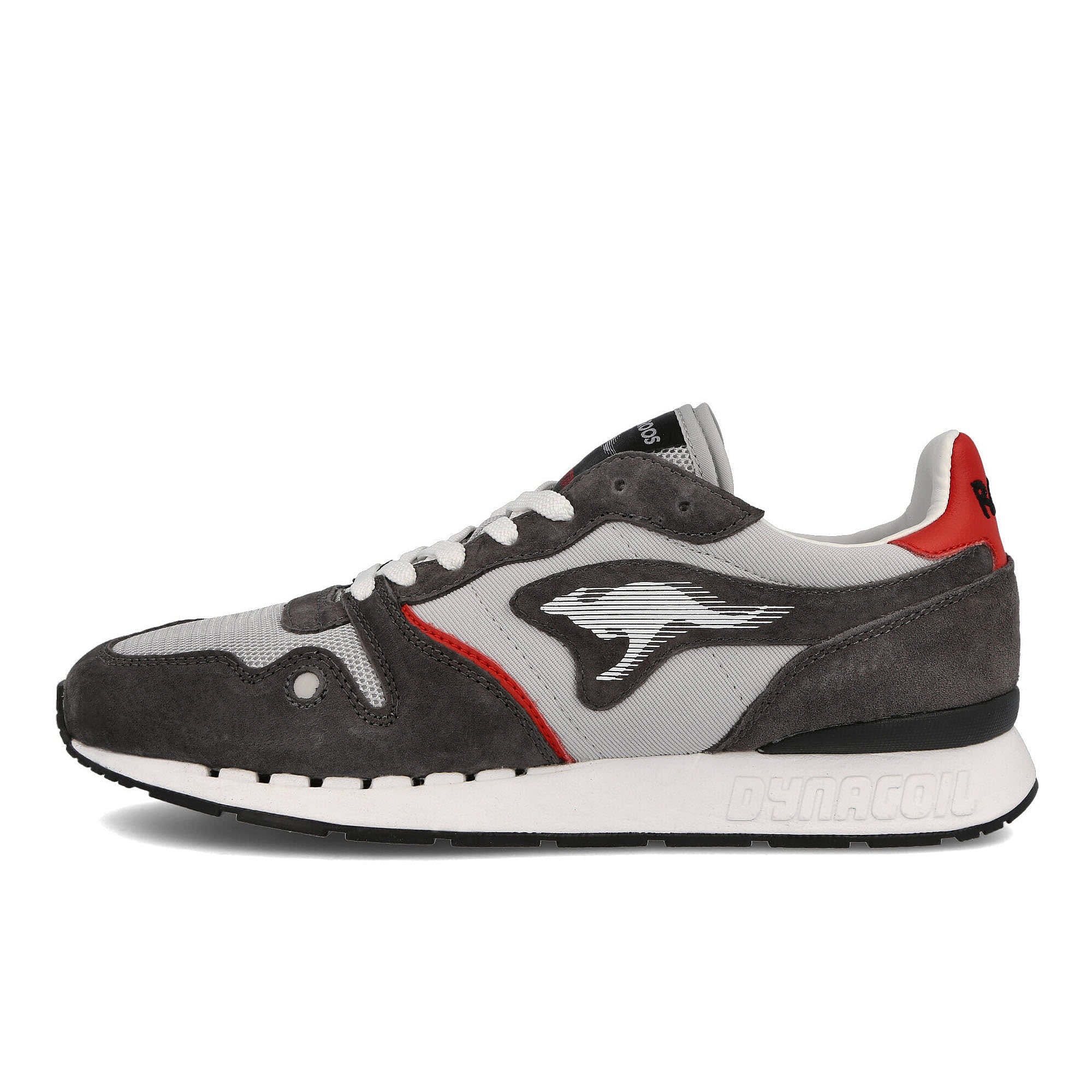 KangaROOS coil-rx Steel Grey-Red Sneakers 47291 000 2018 | Overkill