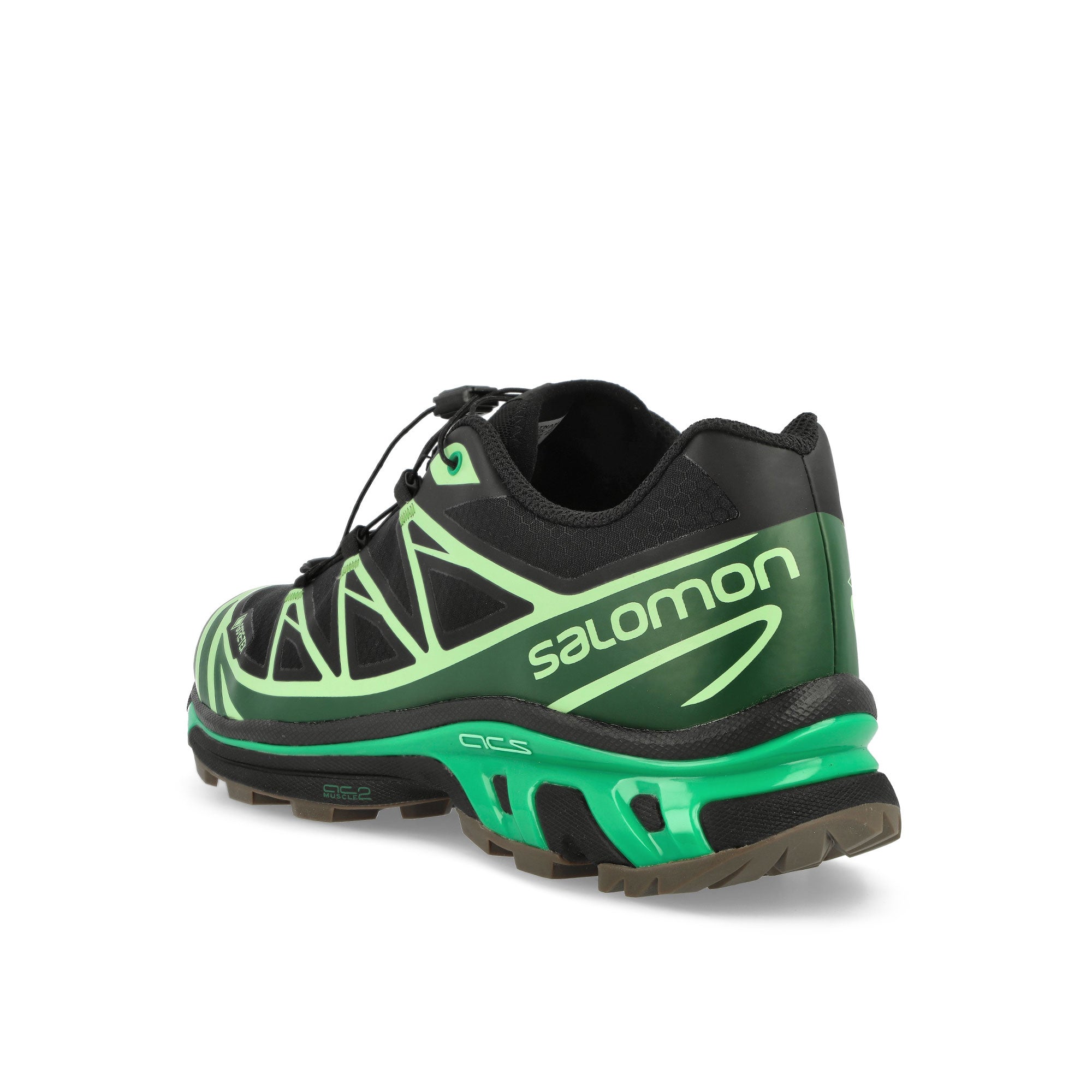 Salomon XT-6 GTX Black / Eden / Green Ash Low Top Sneakers Material | Overkill