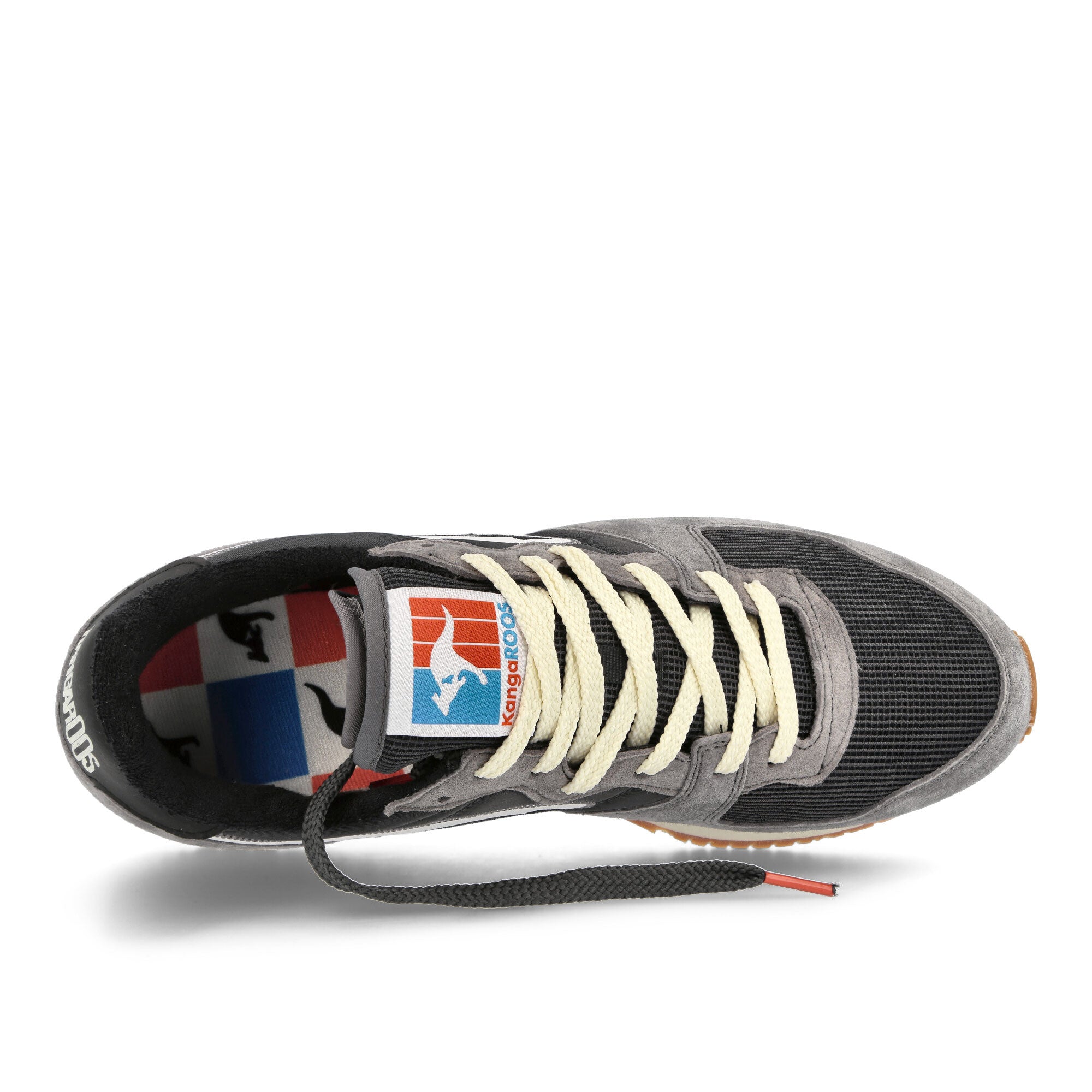 KangaROOS Aussie Neo Craft Jet Black-Steel Grey Low Top Sneakers Detailfoto | Overkill