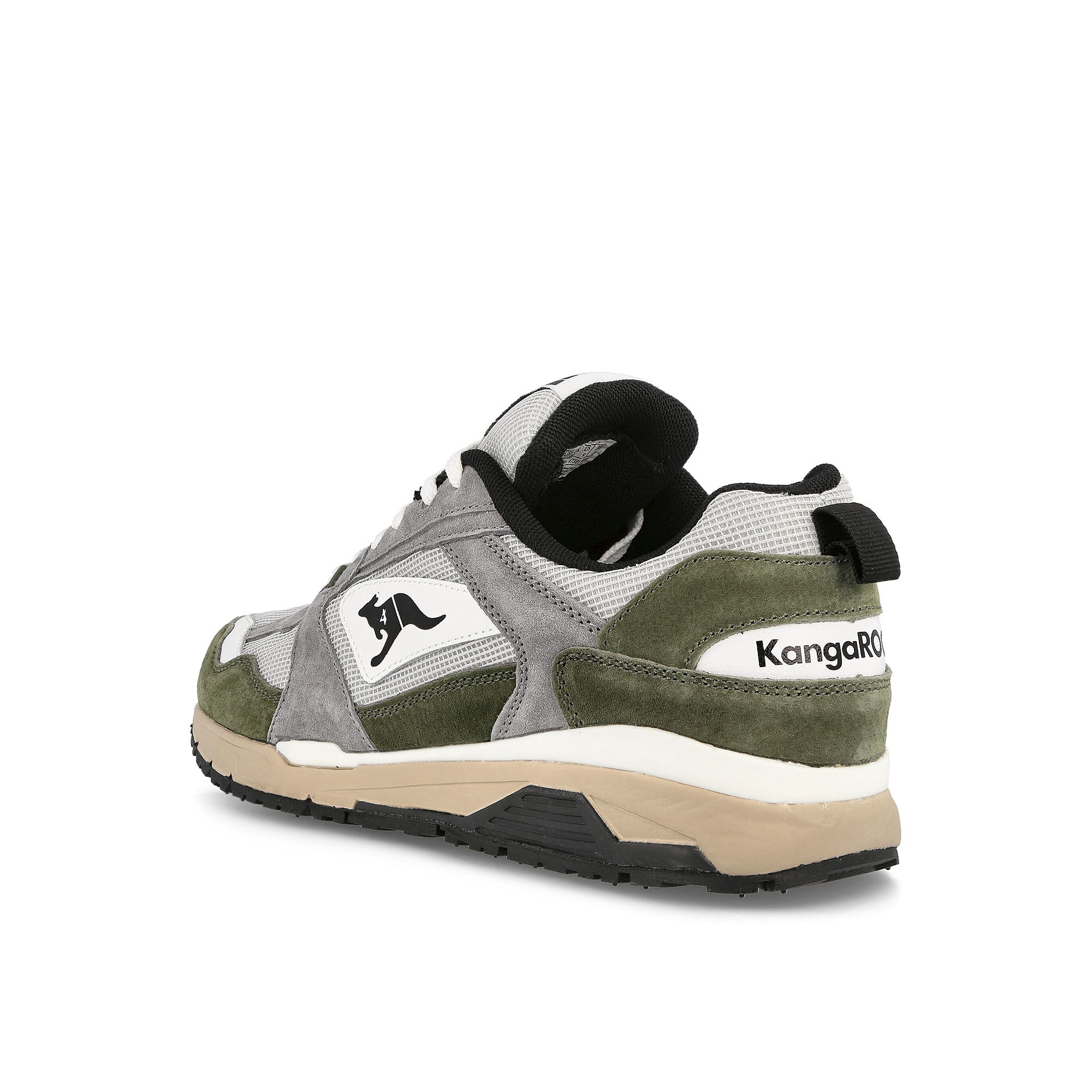 KangaROOS Exo II Ultimate Olive-Vapor Grey Low Top Sneakers Material | Overkill