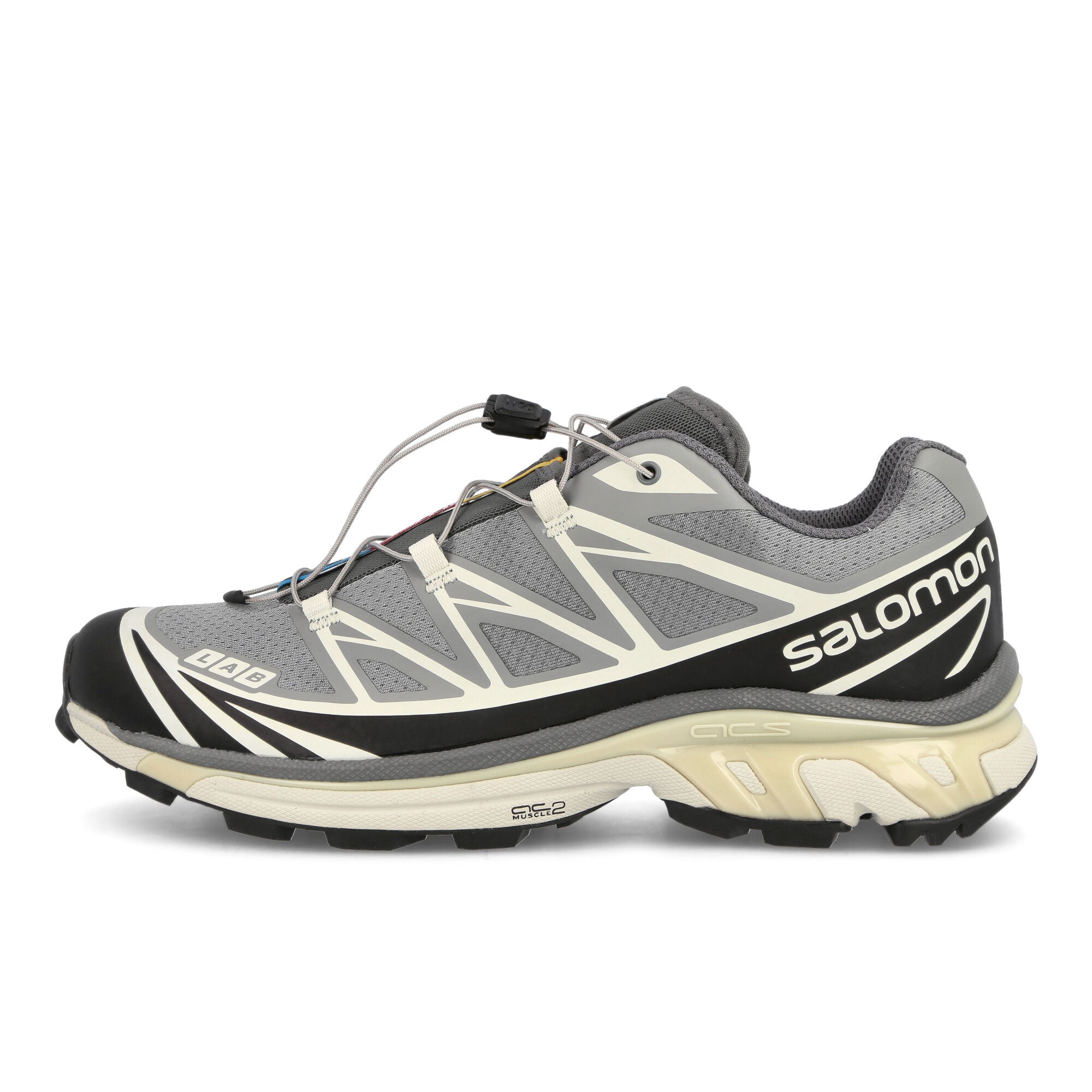 Salomon XT-6 Recut Monument / Phantom / Vanilla Sneakers 473057 | Overkill