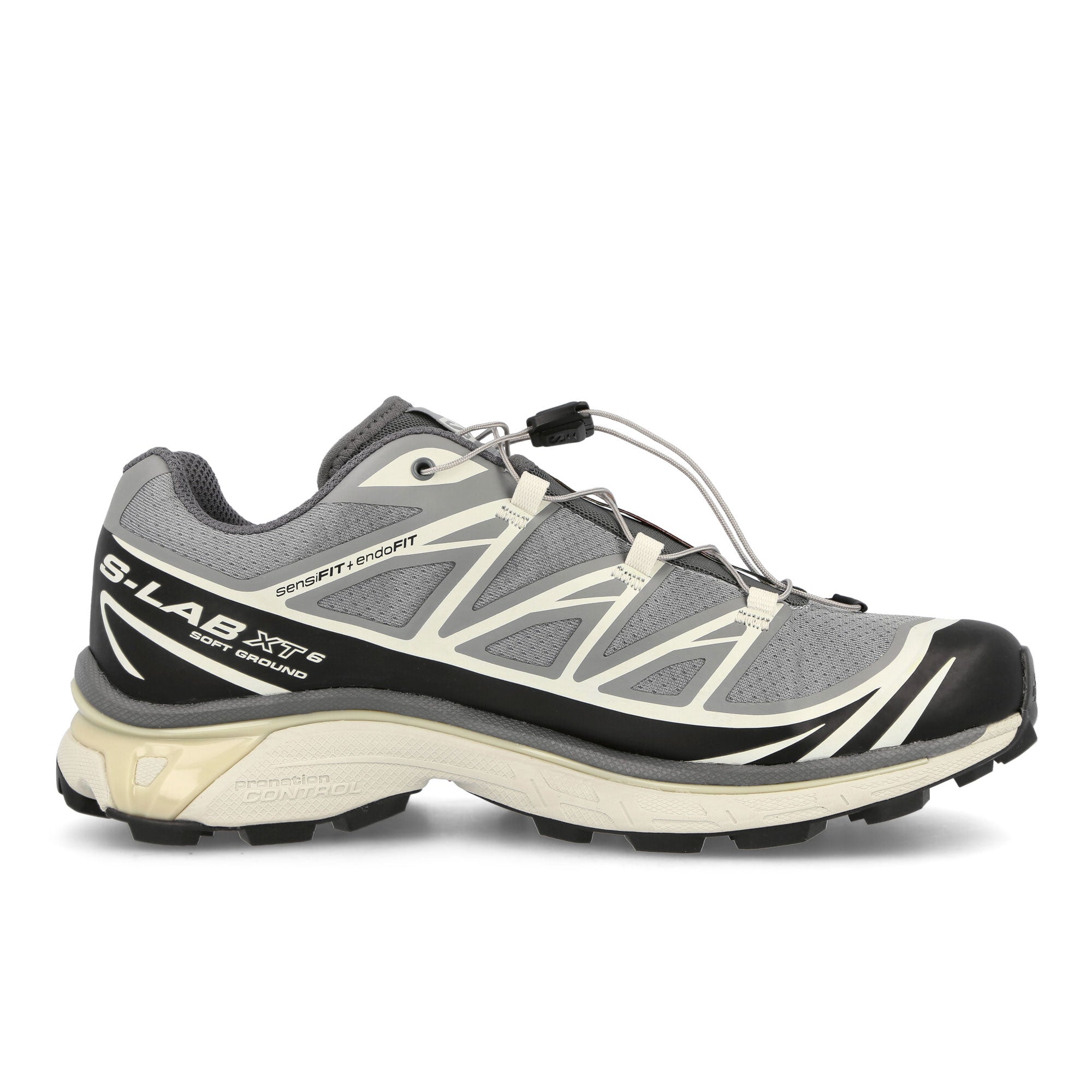 Salomon XT-6 Recut Monument / Phantom / Vanilla Sneakers Silhouette | Overkill