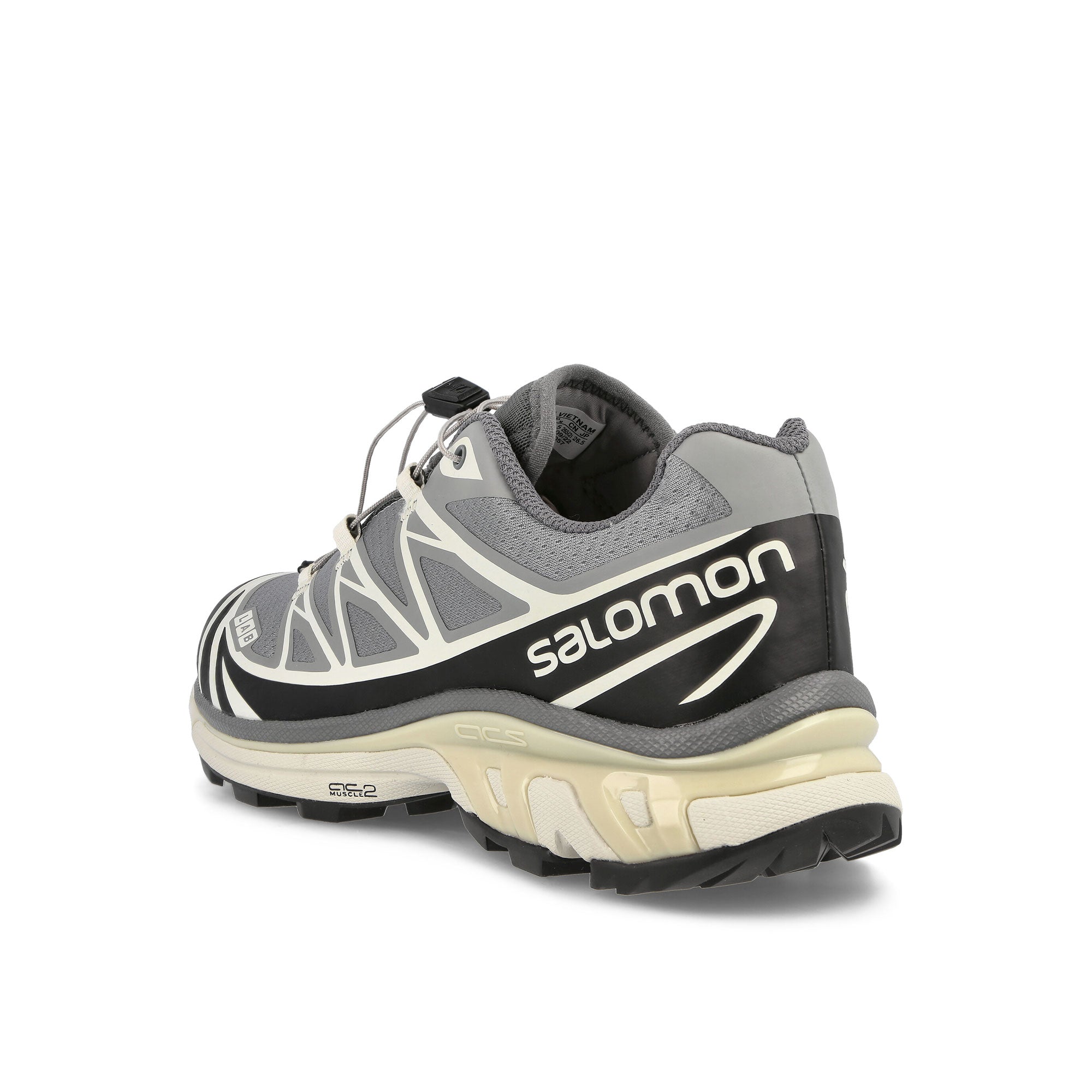 Salomon XT-6 Recut Monument / Phantom / Vanilla Sneakers Material | Overkill