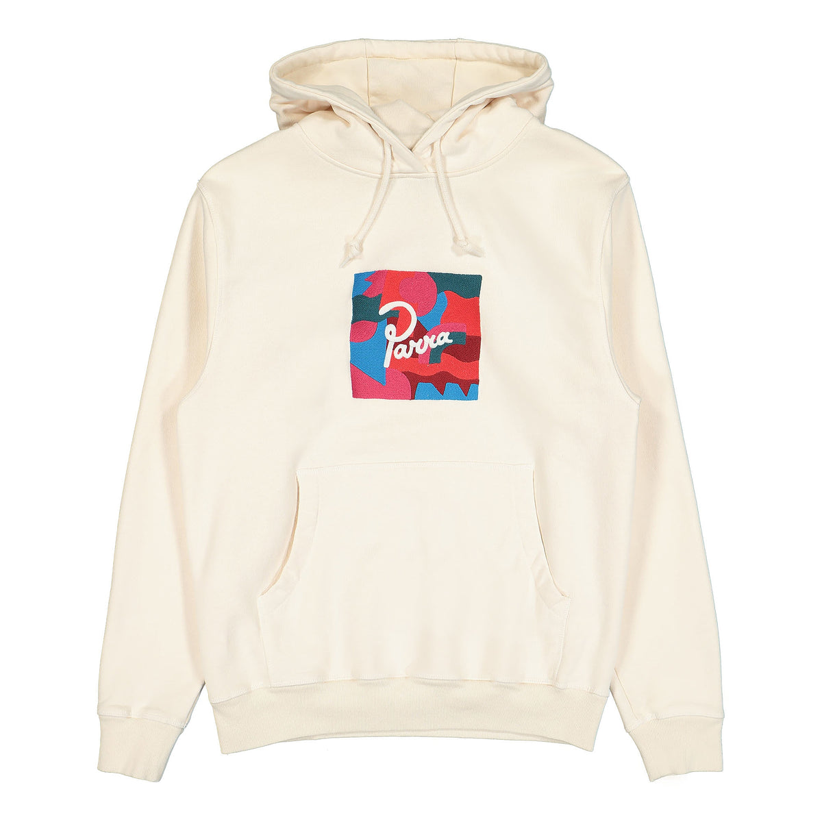Parra Abstract Shapes Hooded Sweatshirt White Hoodies 47425 | Overkill