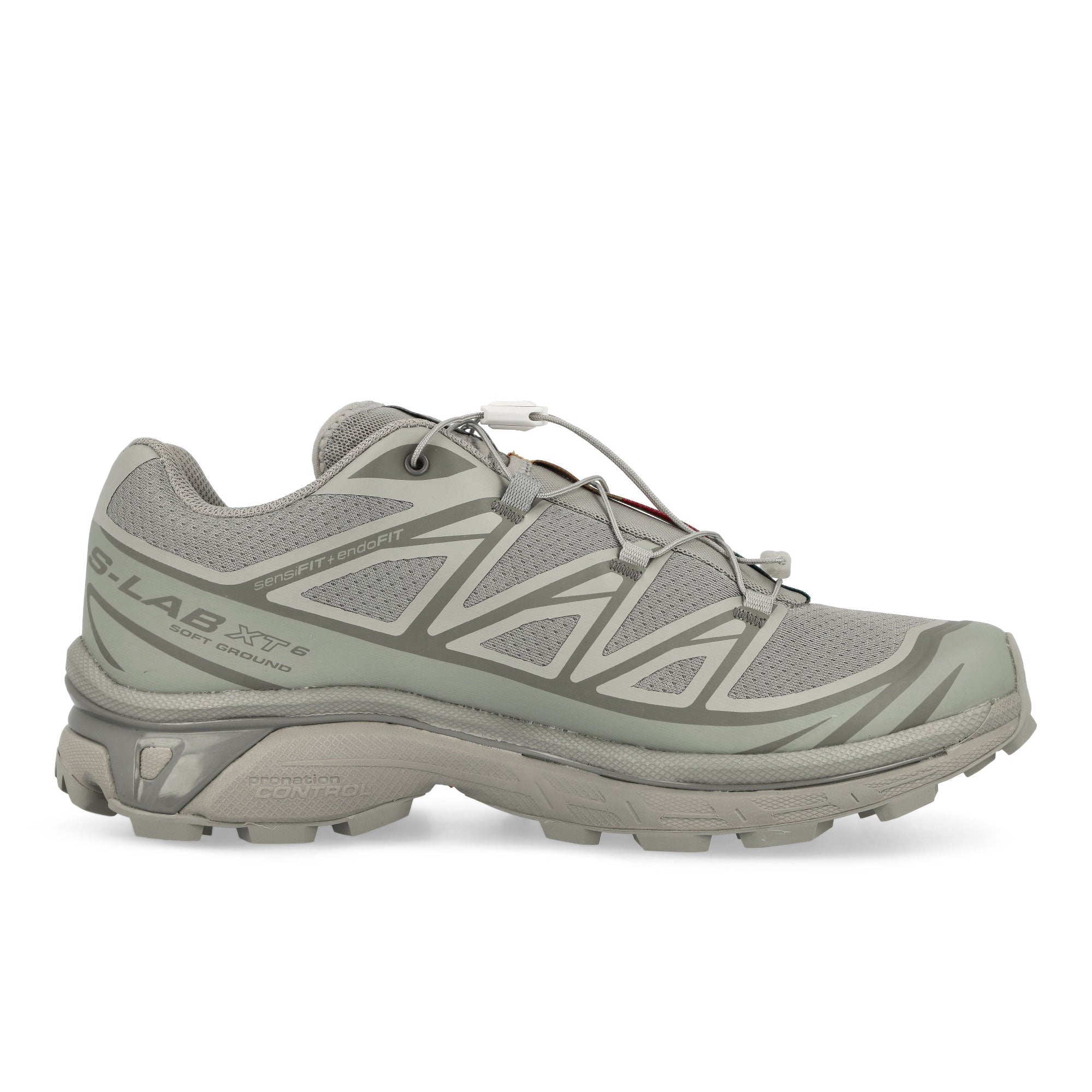 Salomon XT-6 Ghost Gray / Ghost Gray Low Top Sneakers Silhouette | Overkill