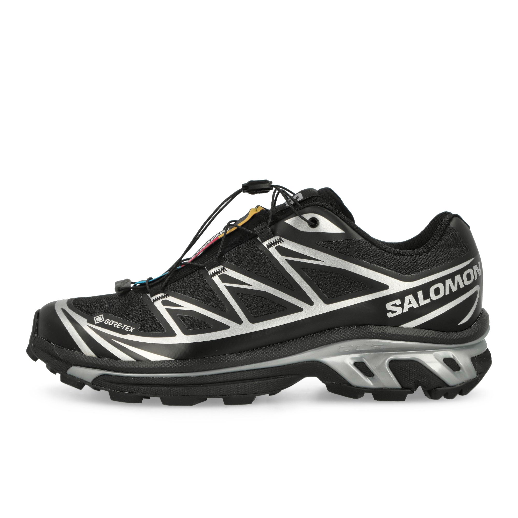 Salomon XT-6 GTX Black / Black / Footwear Silver Low Top Sneakers 474506 | Overkill
