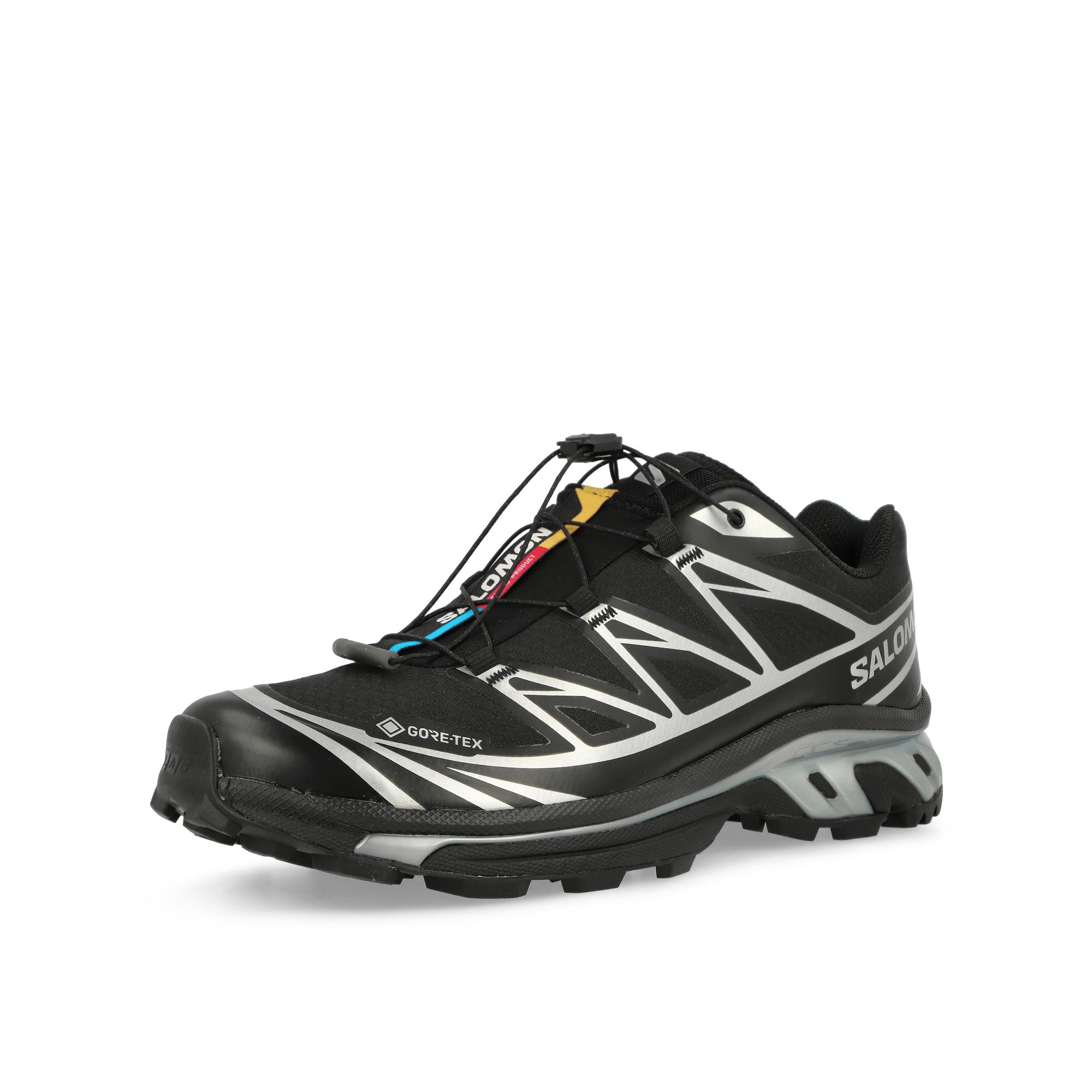 Salomon XT-6 GTX Black / Black / Footwear Silver Low Top Sneakers Detailfoto | Overkill