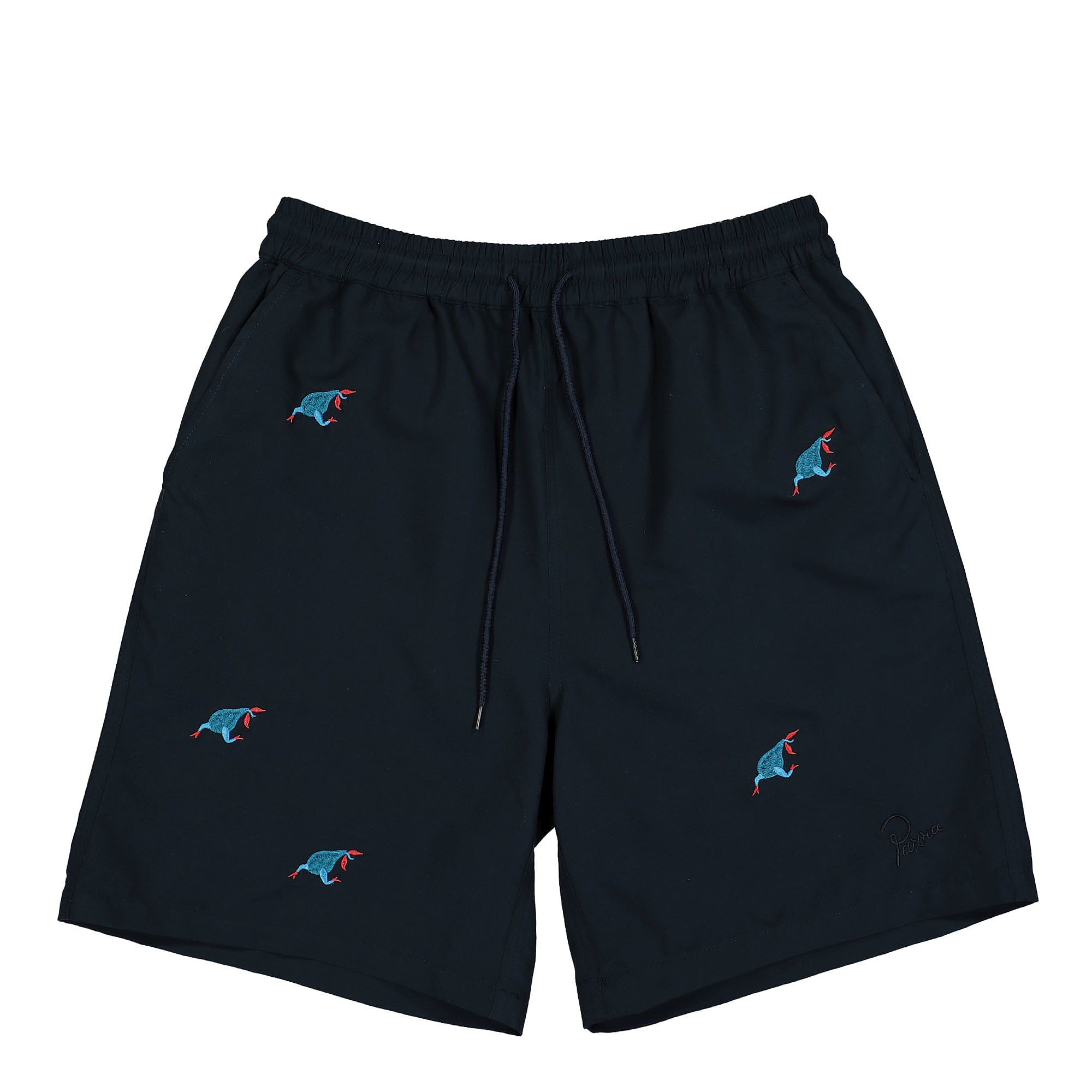 Parra Running Pear Swim Shorts Navy Blue Swimwear 47450 | Overkill