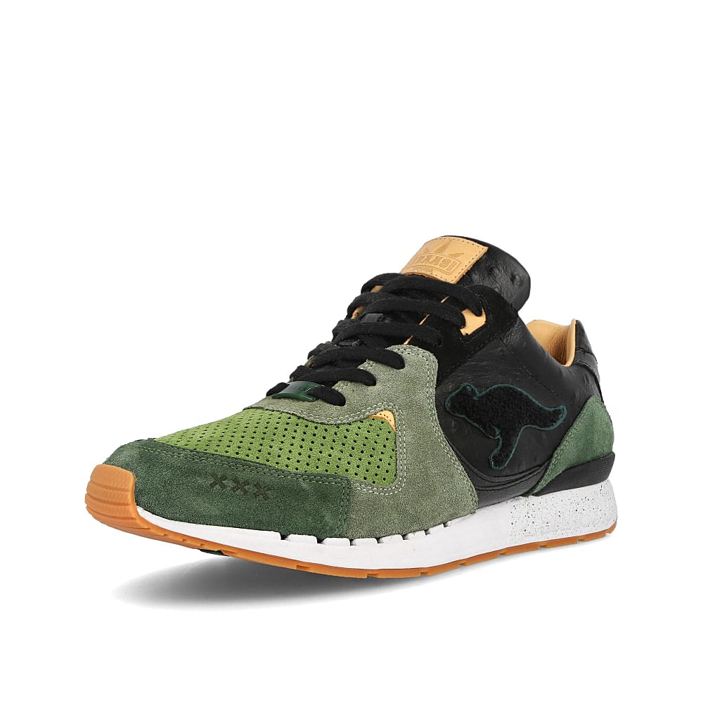 KangaROOS SneakerBAAS x KangaROOS Coil-R2 Hemp Green Jet Black / Green Detailfoto | Overkill
