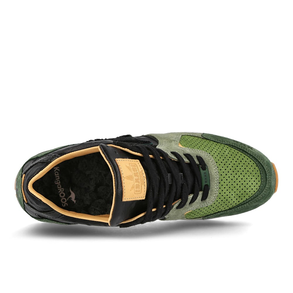 KangaROOS SneakerBAAS x KangaROOS Coil-R2 Hemp Green Jet Black / Green Detail view 1 | Overkill