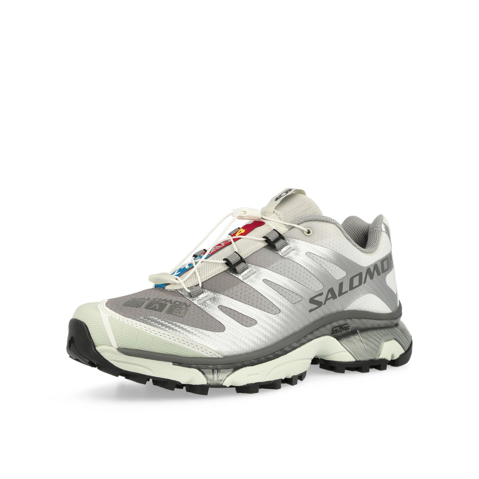 Salomon XT-4 OG Sharkskin / Dawn Blue / Metal Low Top Sneakers Close Up | Overkill