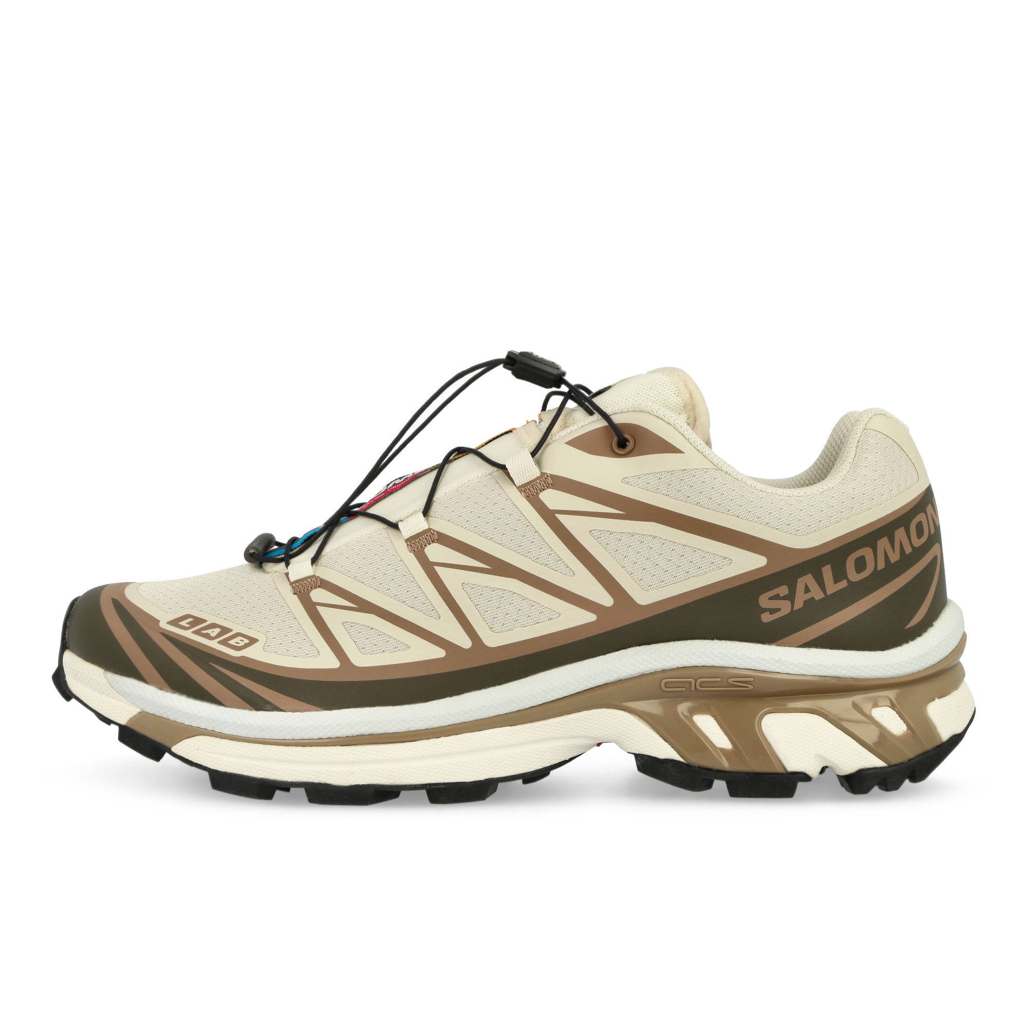 Salomon XT-6 Almond Milk / Potabella / Ice Flow Low Top Sneakers 475822 | Overkill