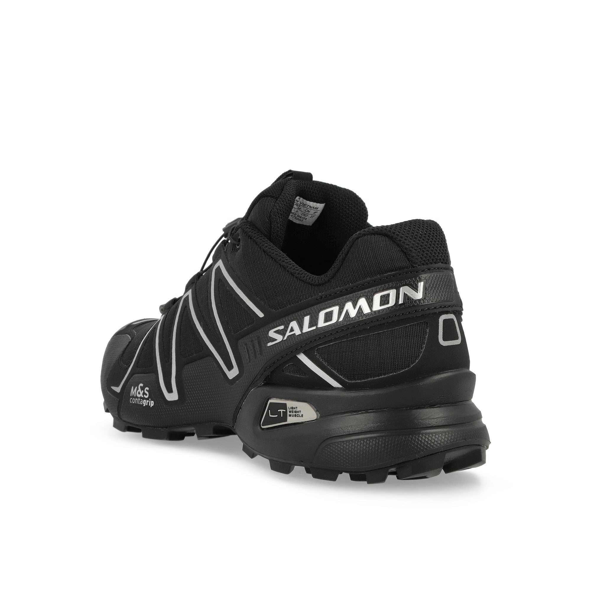 Salomon Speedcross 3 Black / Footwear Silver / Black Low Top Sneakers Close Up | Overkill