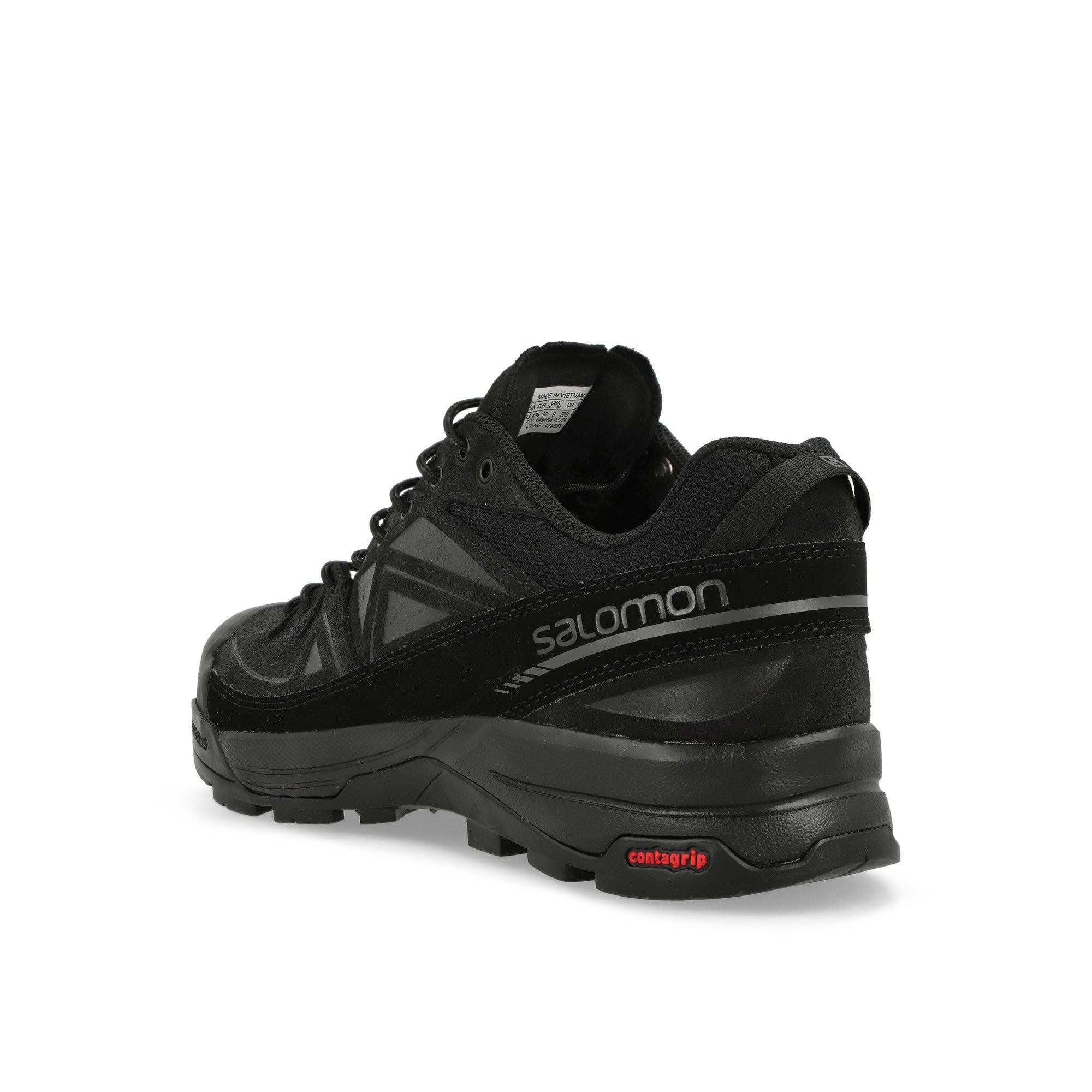 Salomon X-ALP LTR Black / Black / Asphalt Low Top Sneakers Material | Overkill