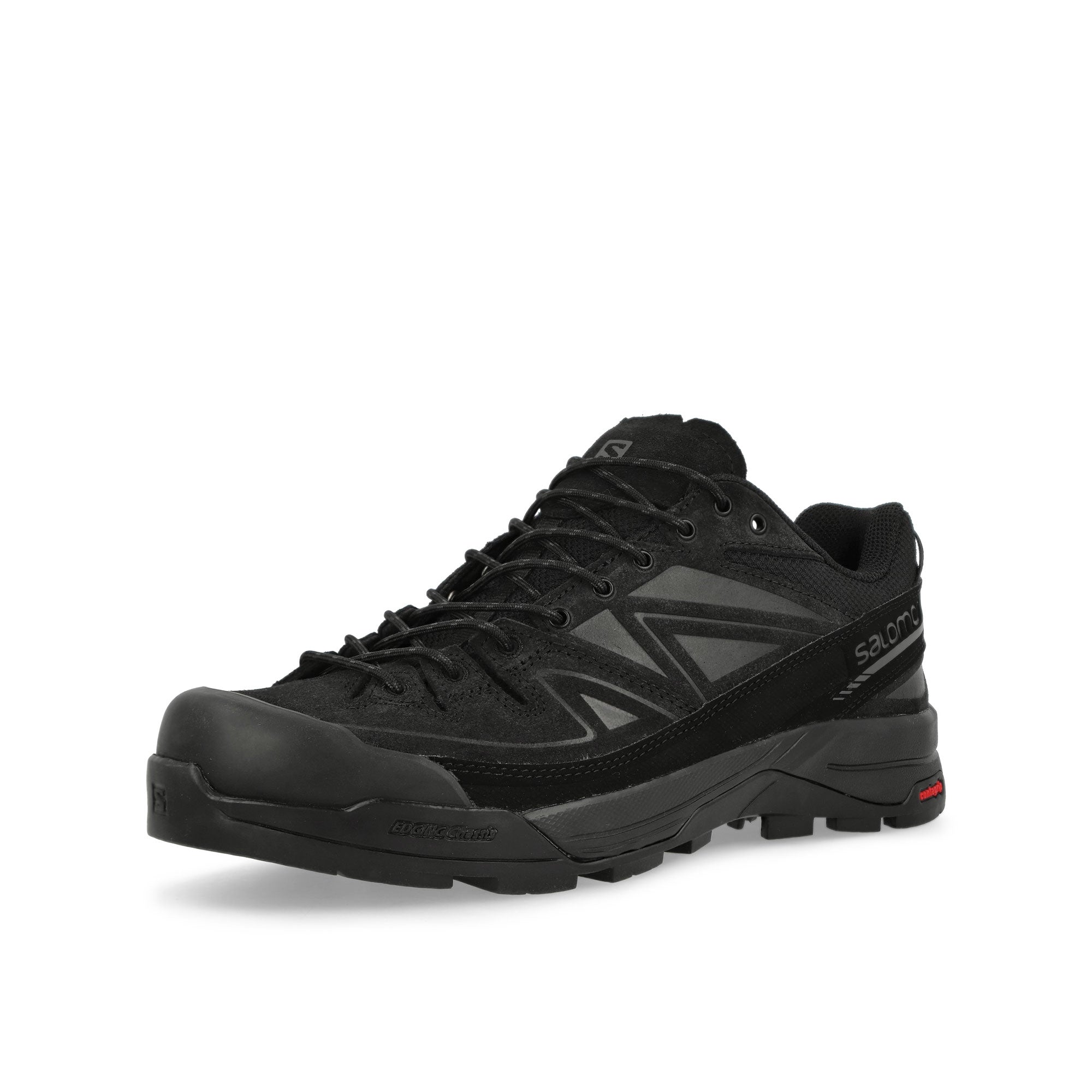 Salomon X-ALP LTR Black / Black / Asphalt Low Top Sneakers Close Up | Overkill