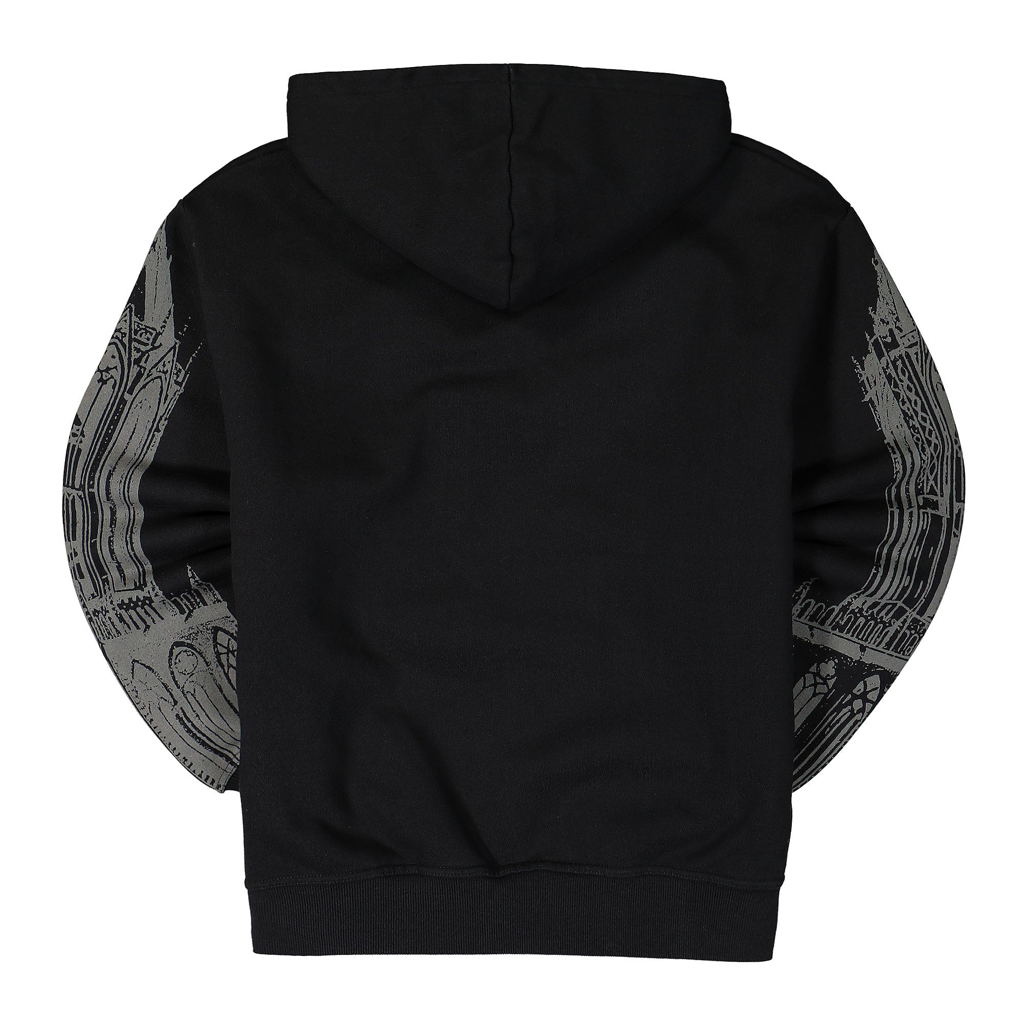 Pleasures Warsaw Hoodie Black Hoodies Material | Overkill