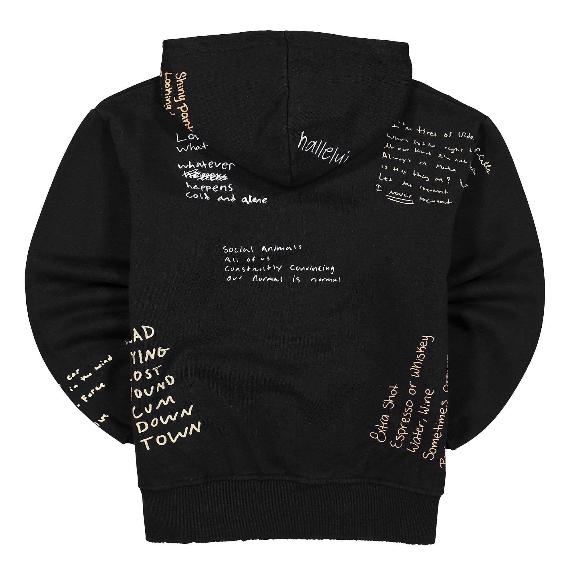 Pleasures Remote Hoodie Black Hoodies Material | Overkill