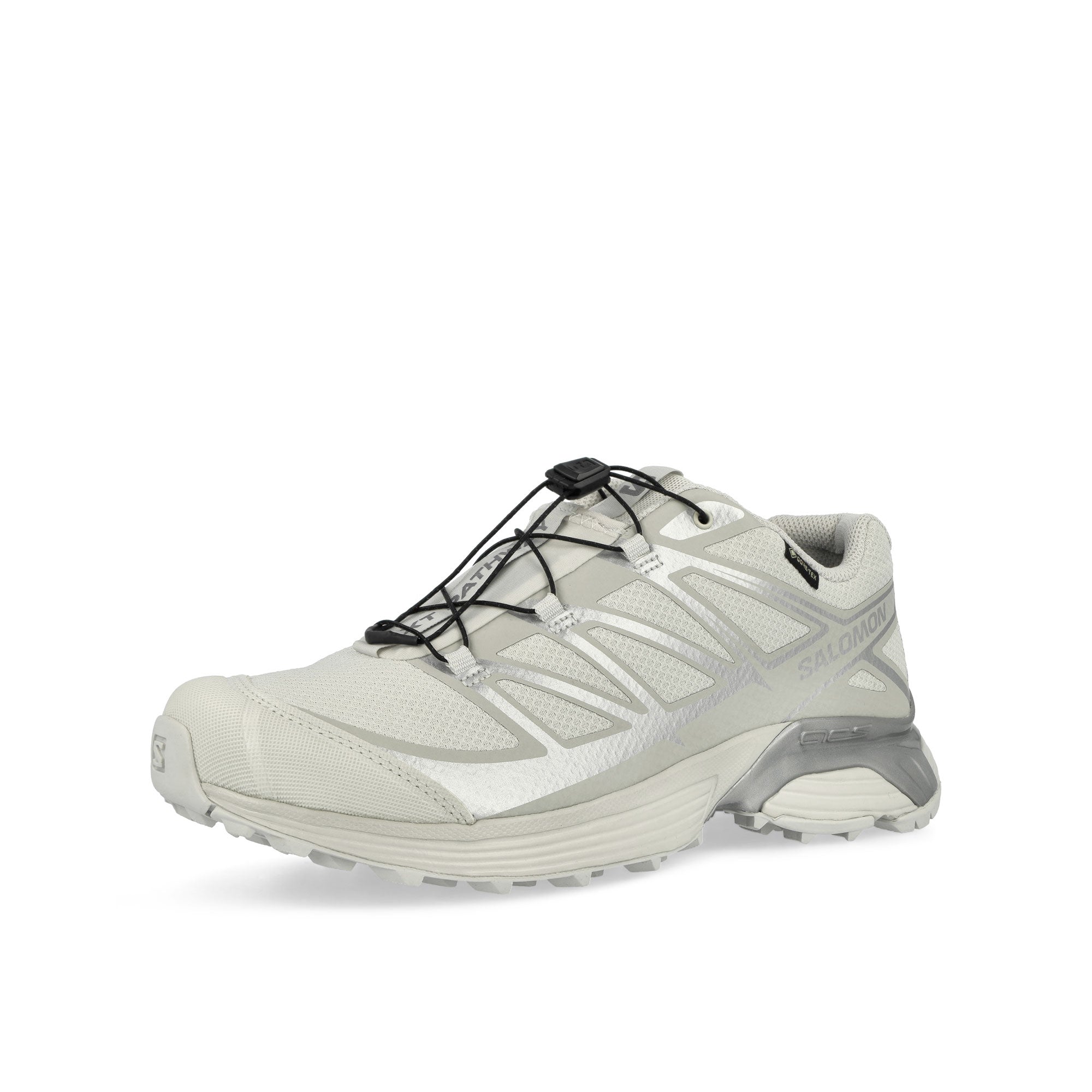 Salomon XT-Pathway GTX Lunar Rock / Alloy / Footwear Silver Low Top Sneakers Close Up | Overkill