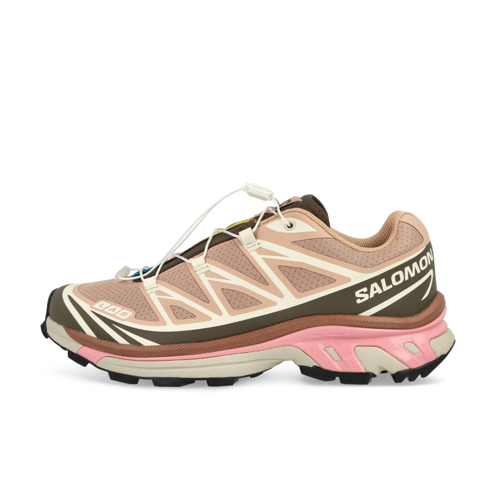 Salomon XT-6 Mahogan Rose / Earth Brown / Flamingo Pink Low Top Sneakers 477373 | Overkill