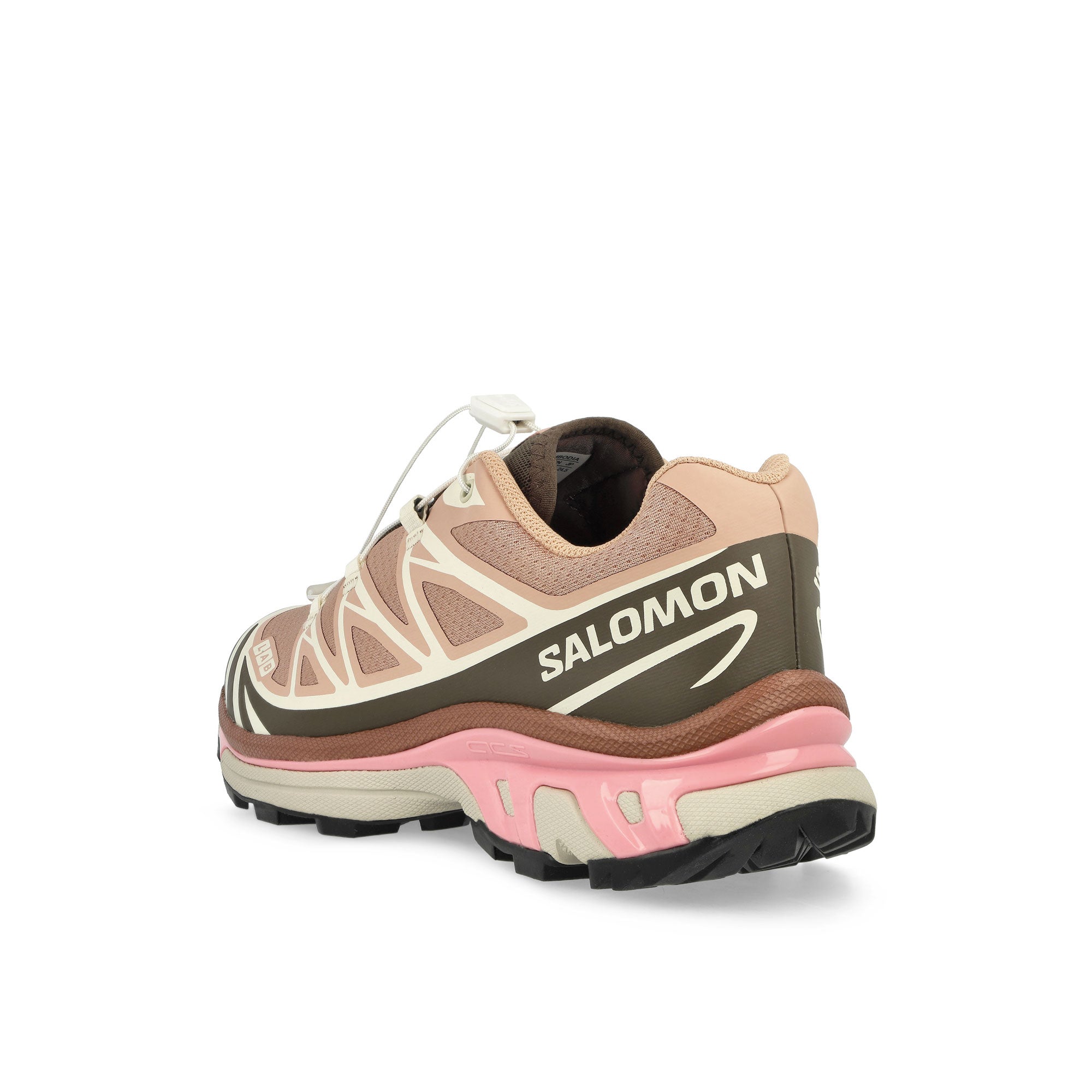 Salomon XT-6 Mahogan Rose / Earth Brown / Flamingo Pink Low Top Sneakers Material | Overkill
