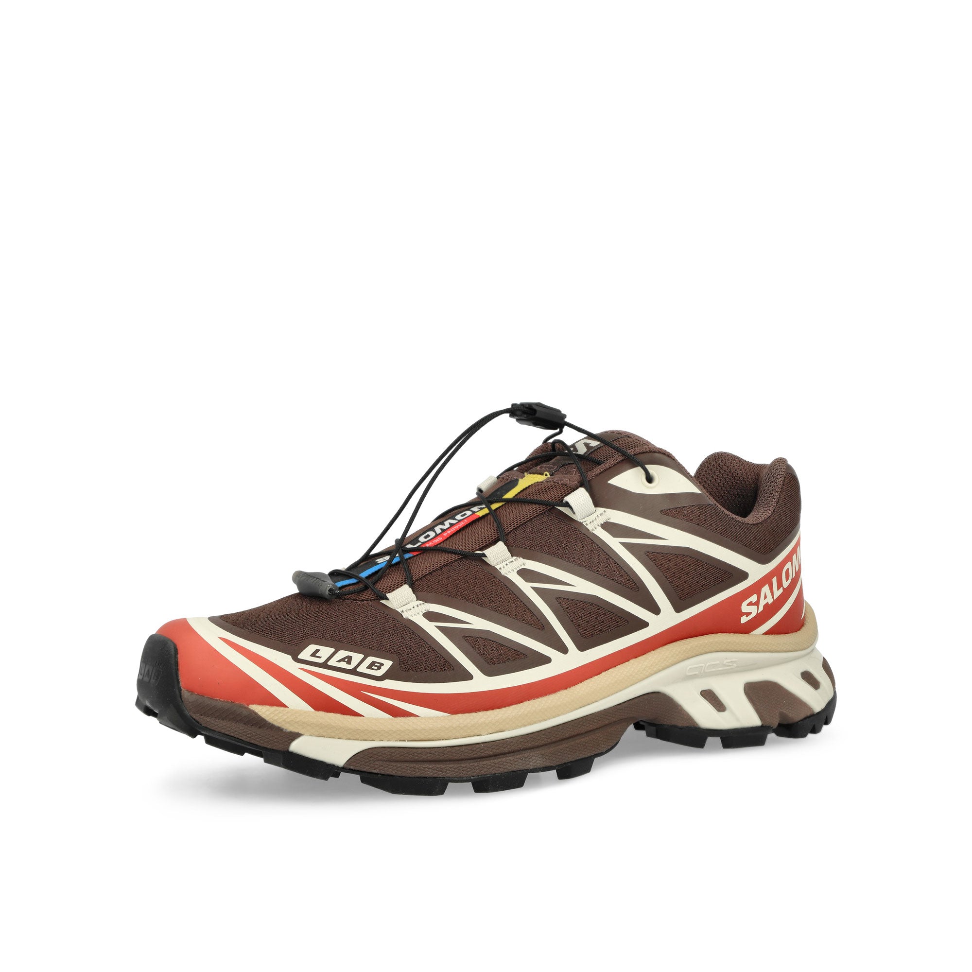 Salomon XT-6 Roasted Clay / Burnt Ochre / Almond Milk Low Top Sneakers Close Up | Overkill