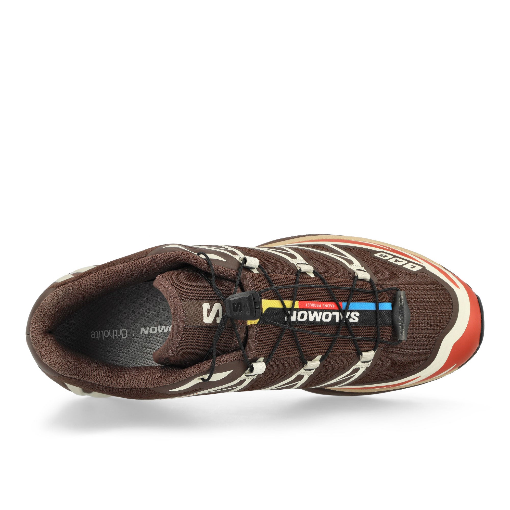 Salomon XT-6 Roasted Clay / Burnt Ochre / Almond Milk Low Top Sneakers Detailfoto | Overkill