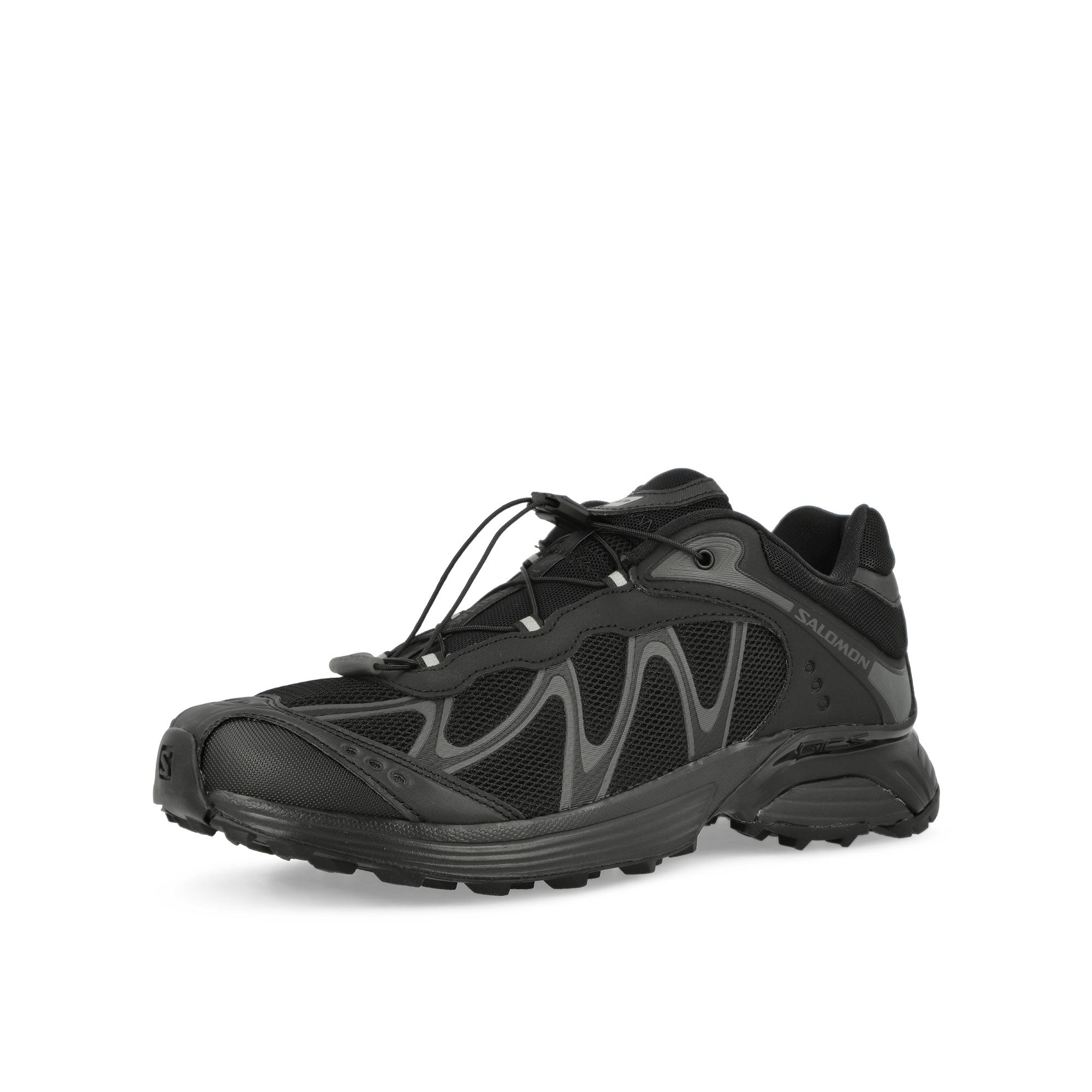 Salomon XT-Whisper Black / Black / Black Low Top Sneakers Close Up | Overkill