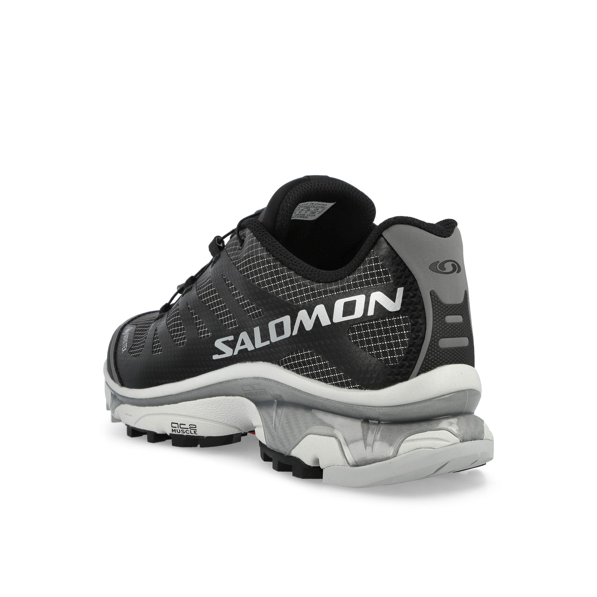 Salomon XT-4 OG GTX Black / Black / Lunar Rock Low Top Sneakers 479534 Material | Overkill
