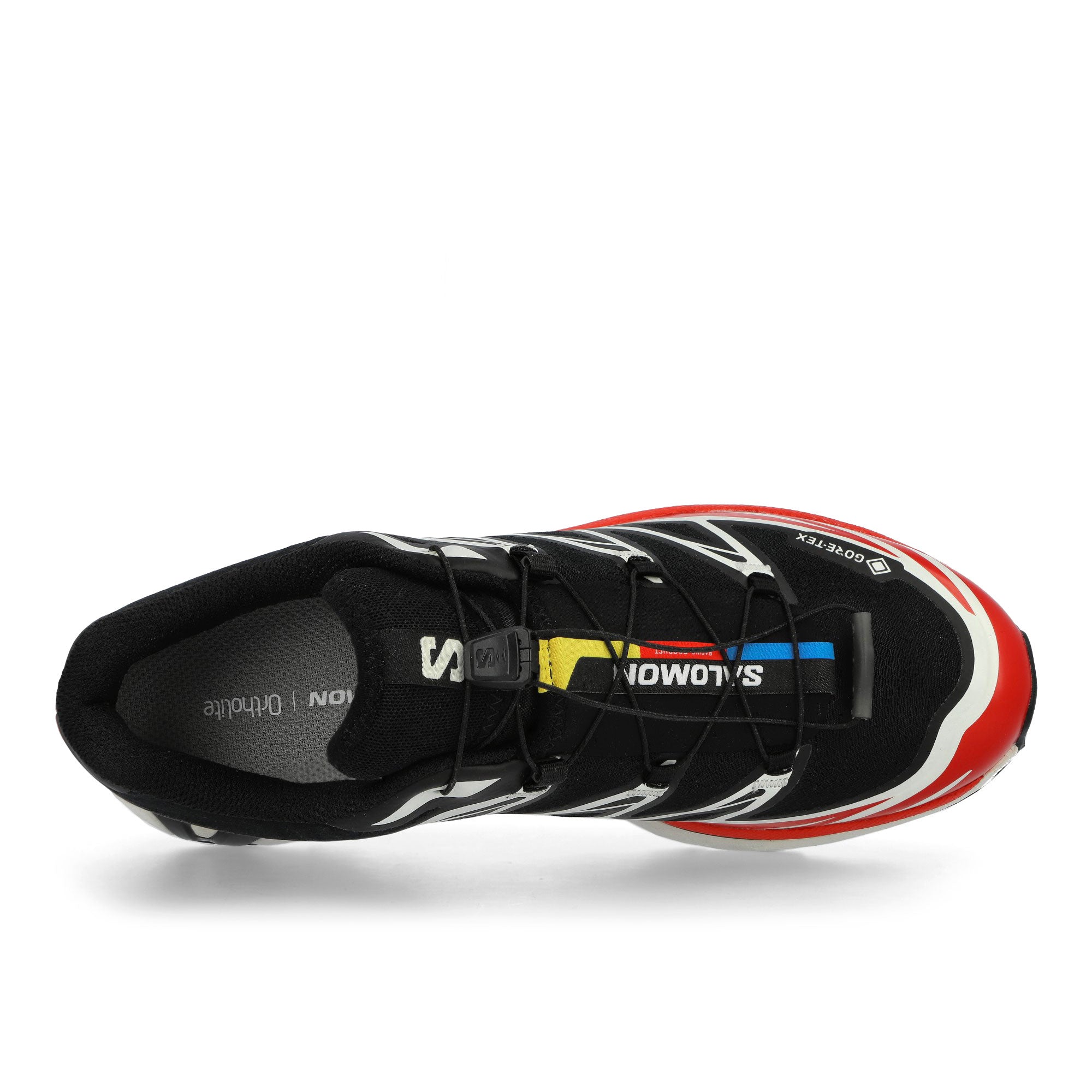 Salomon XT-6 GTX Black / Flame Scarlet / Vanilla Ice Low Top Sneakers 479749 Detailfoto | Overkill