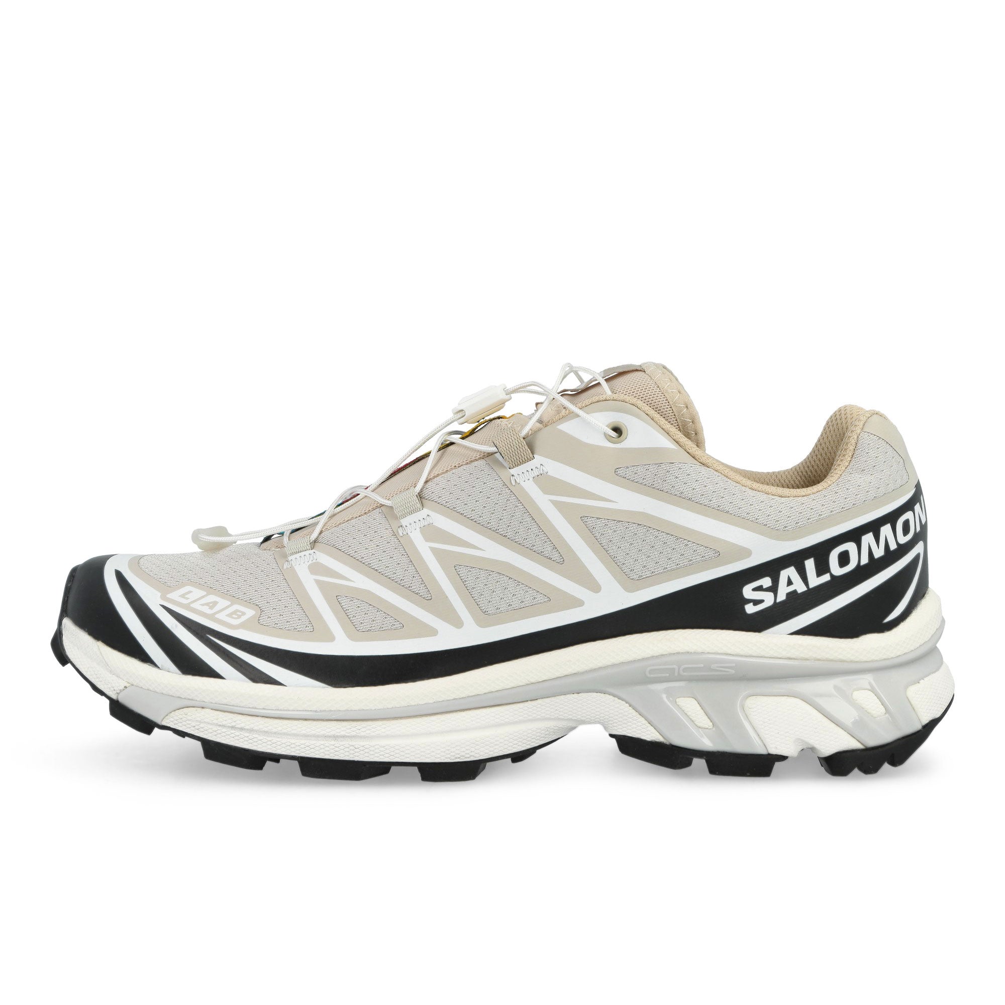 Salomon XT-6 Rainy Day / Black / White Low Top Sneakers 479897 | Overkill