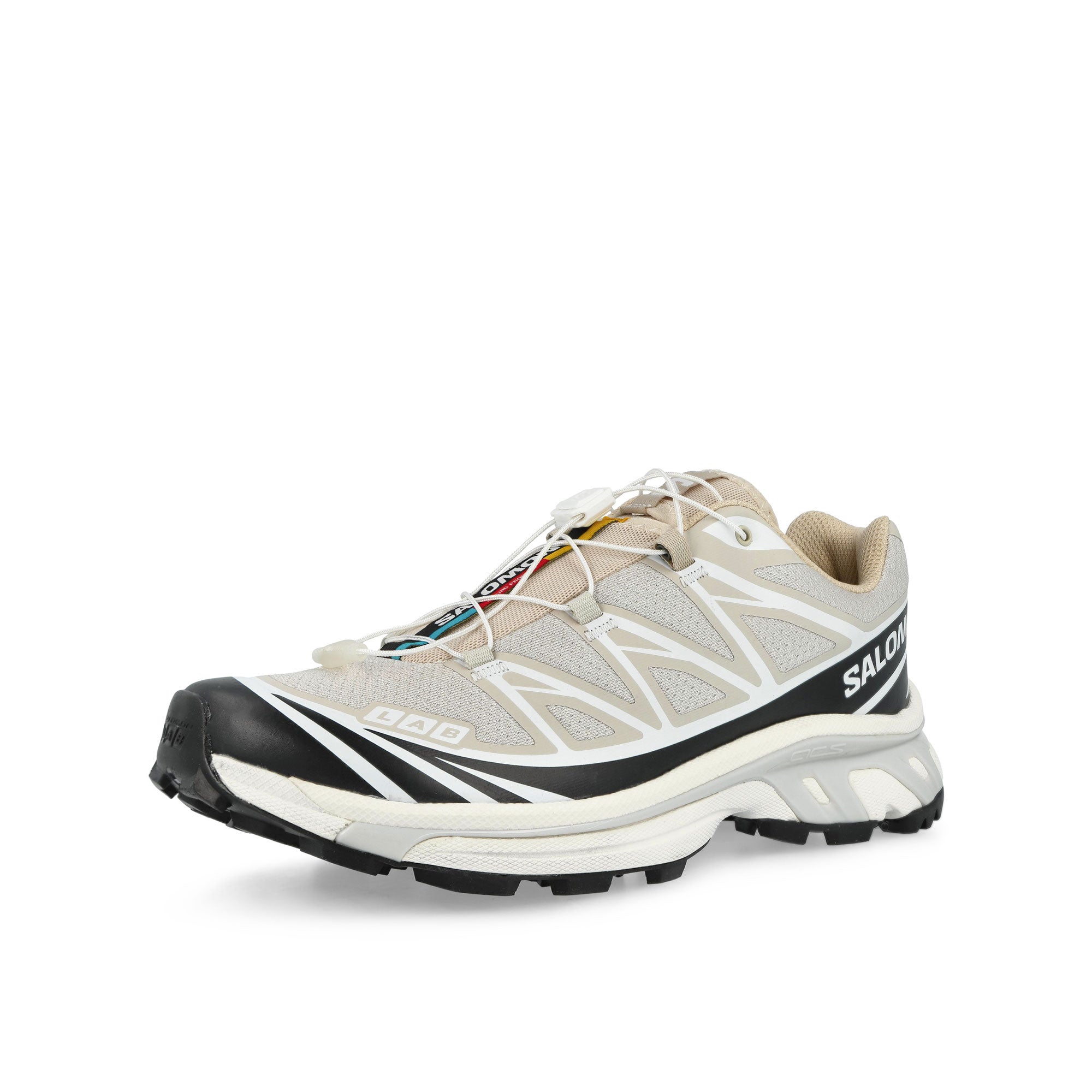 Salomon XT-6 Rainy Day / Black / White Low Top Sneakers 479897 Close-up | Overkill