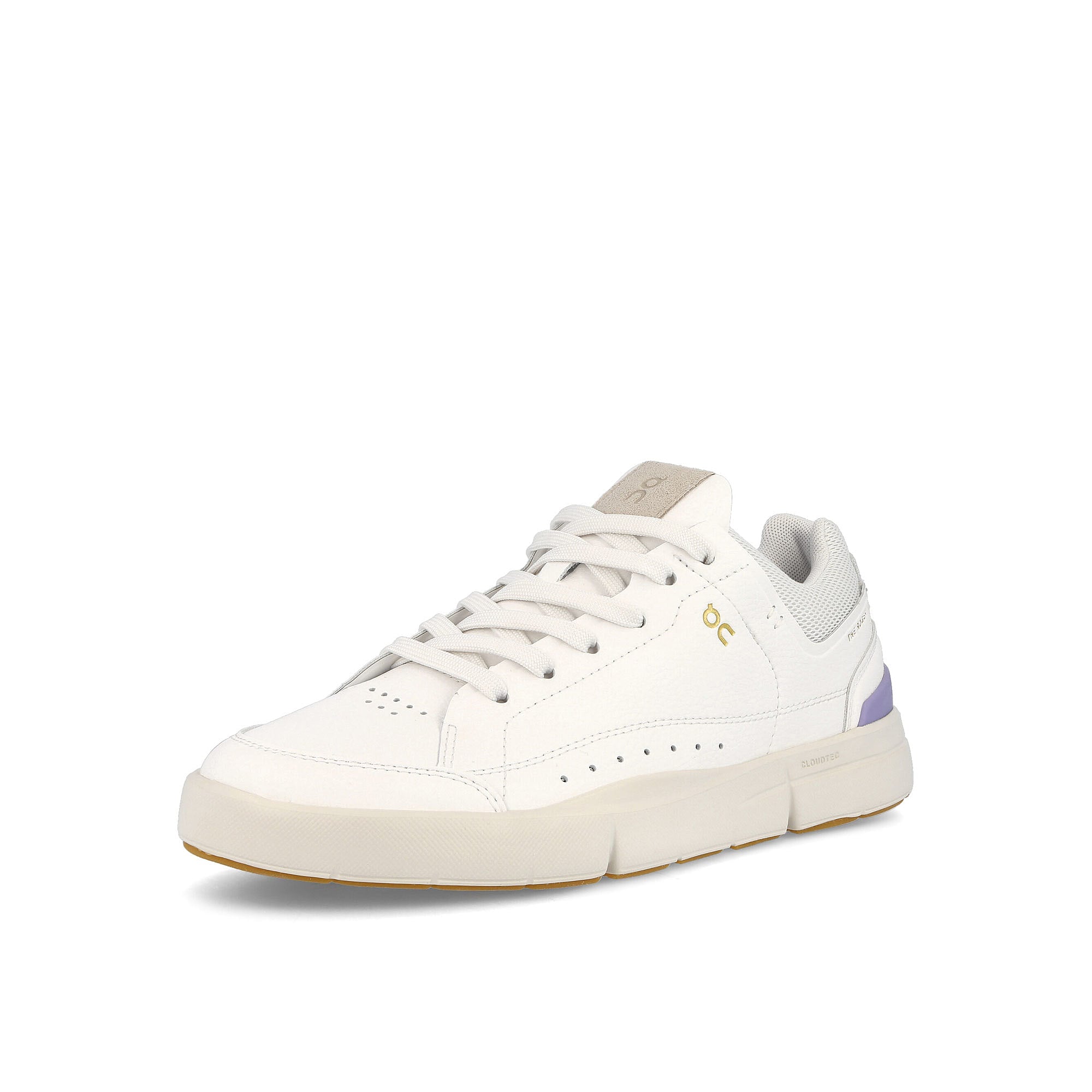On The Roger Centre Court White / Lavender Sneakers Close Up | Overkill