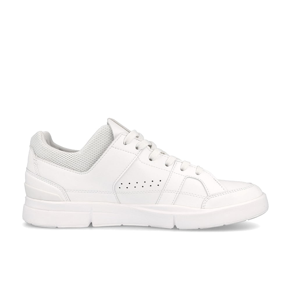On wmns the roger clubhouse All White Material | Overkill