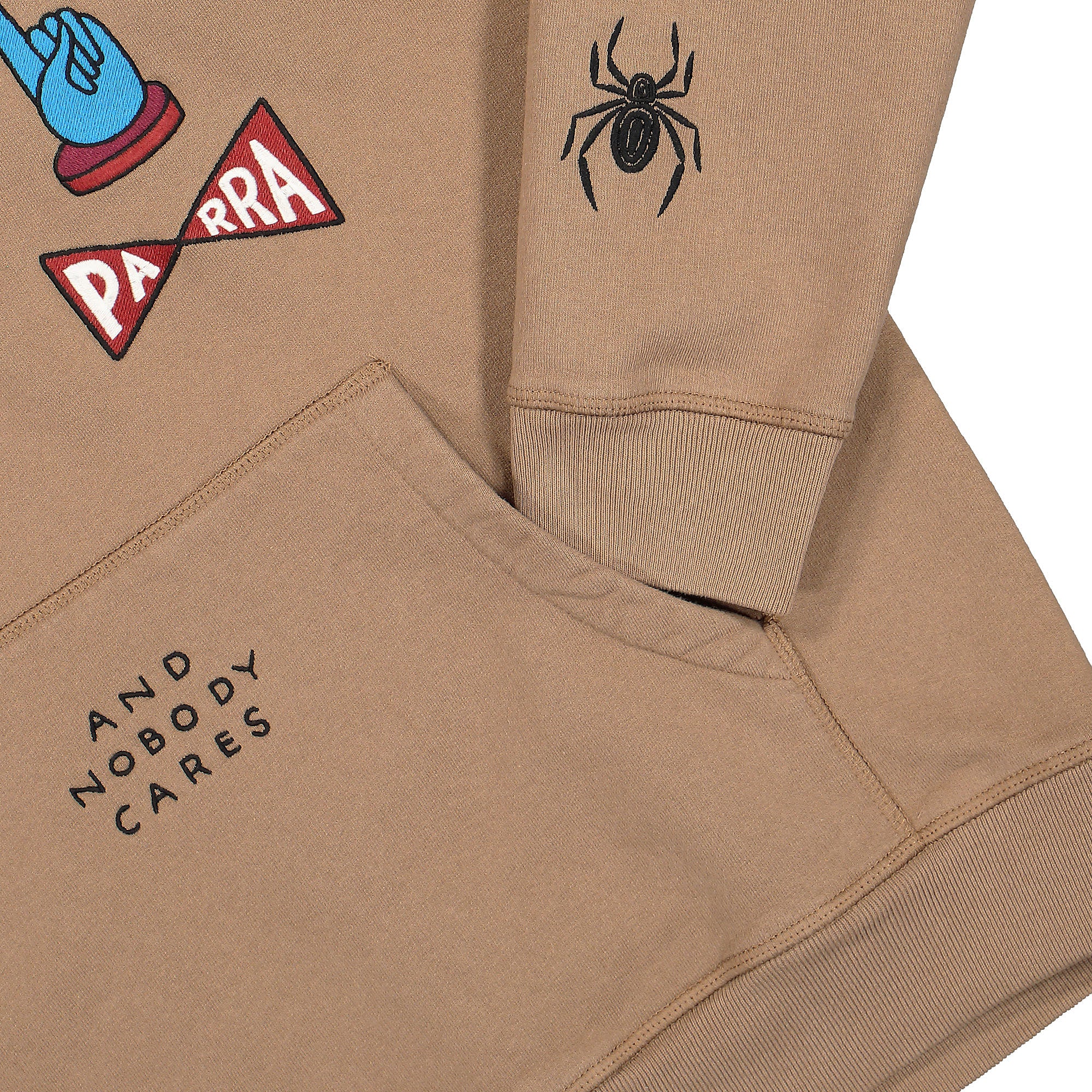 Parra World Balance Hooded Sweatshirt Camel Hoodies Detailfoto | Overkill