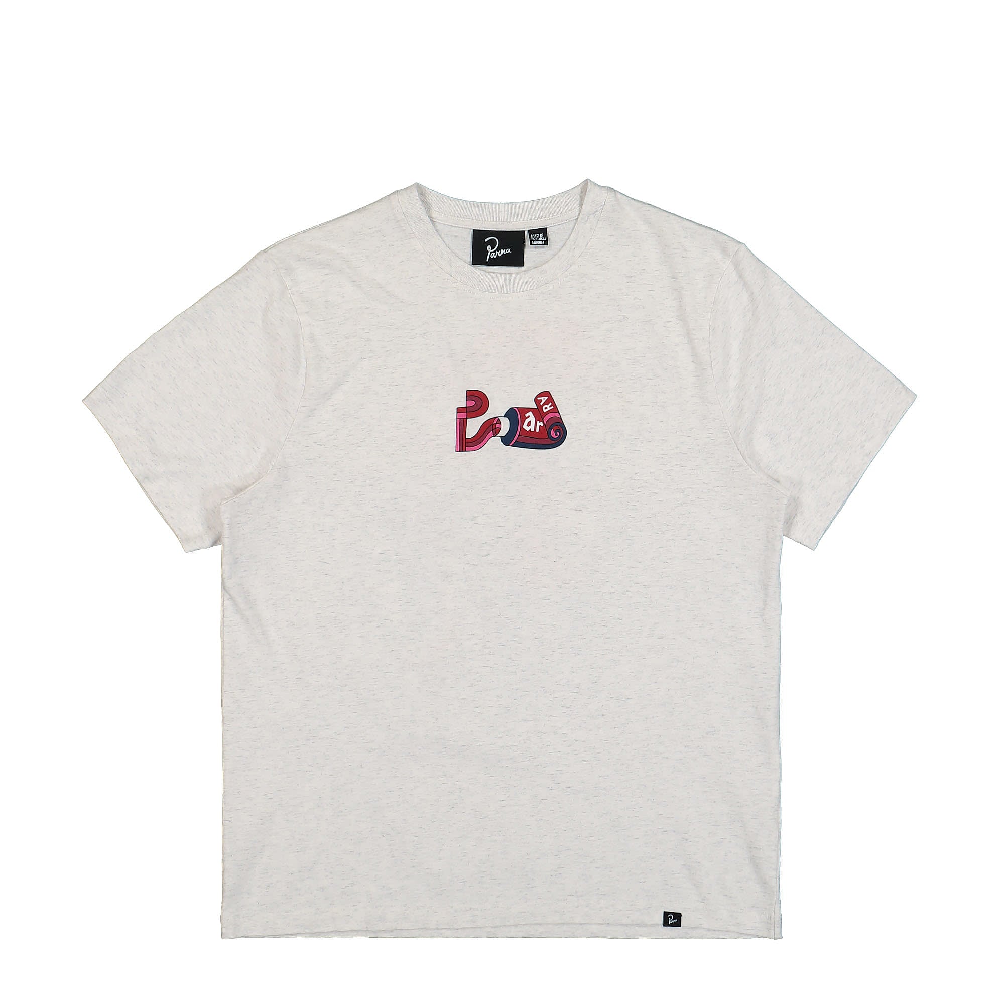 Parra Empty Tube Logo T-Shirt Ash Grey T-Shirts 48300 | Overkill