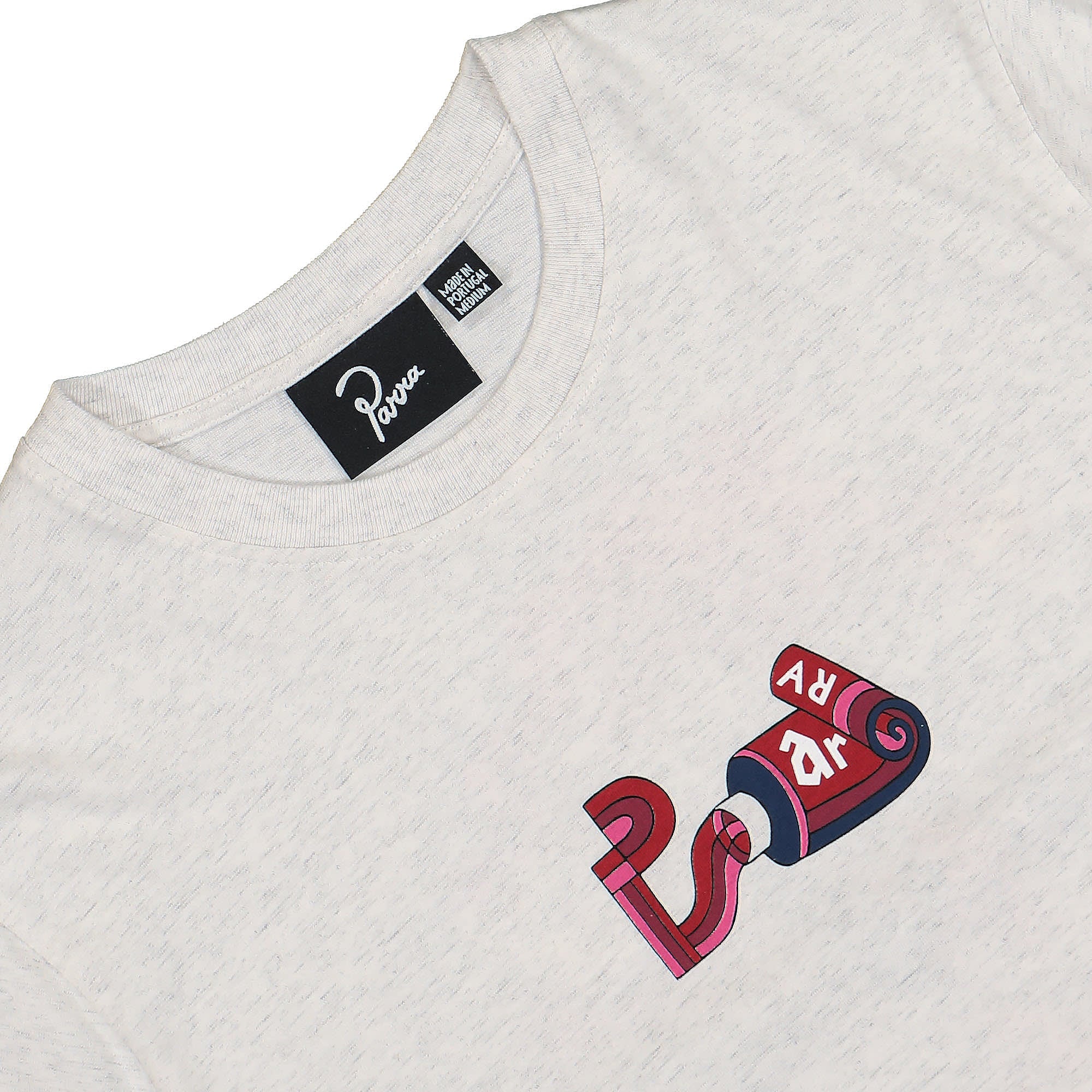 Parra Empty Tube Logo T-Shirt Ash Grey T-Shirts Material | Overkill