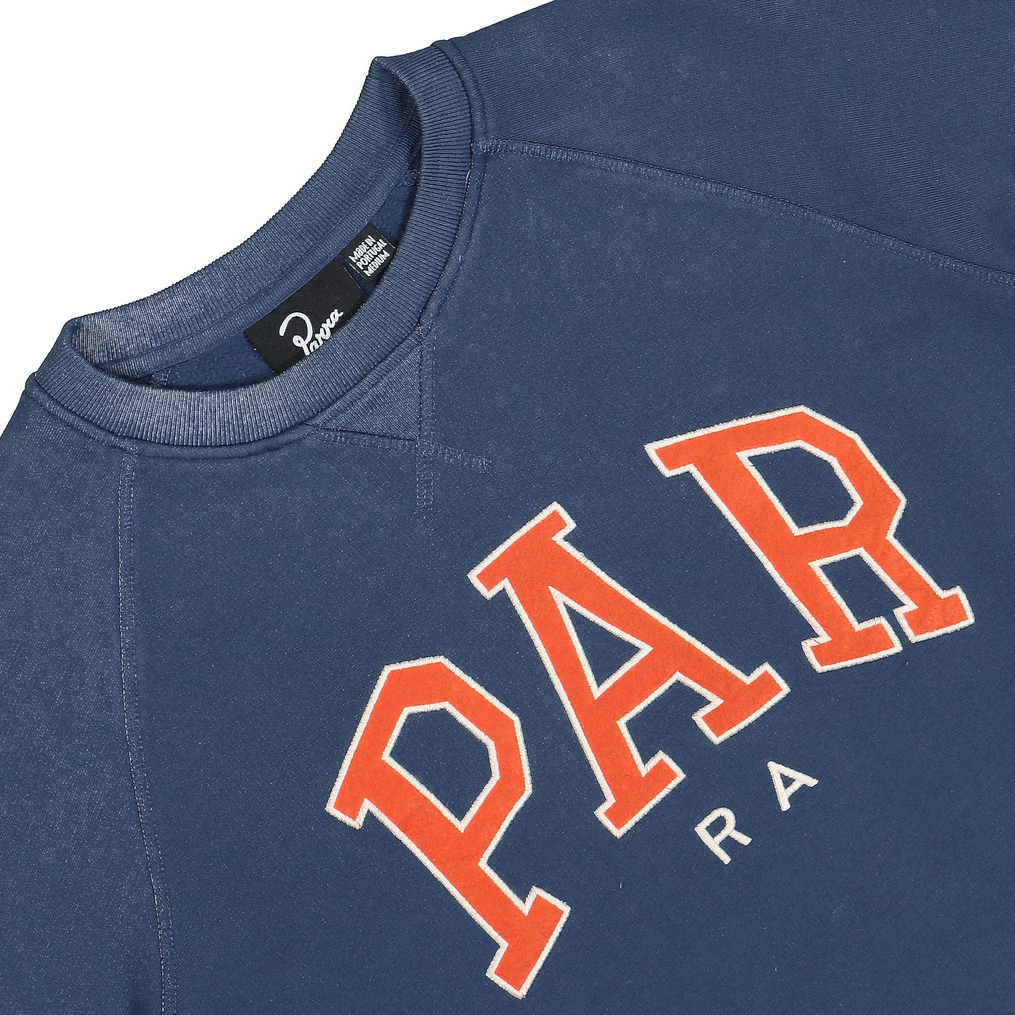 Parra Educational Crew Neck Sweatshirt Blue Sweatshirts Close-up | Overkill